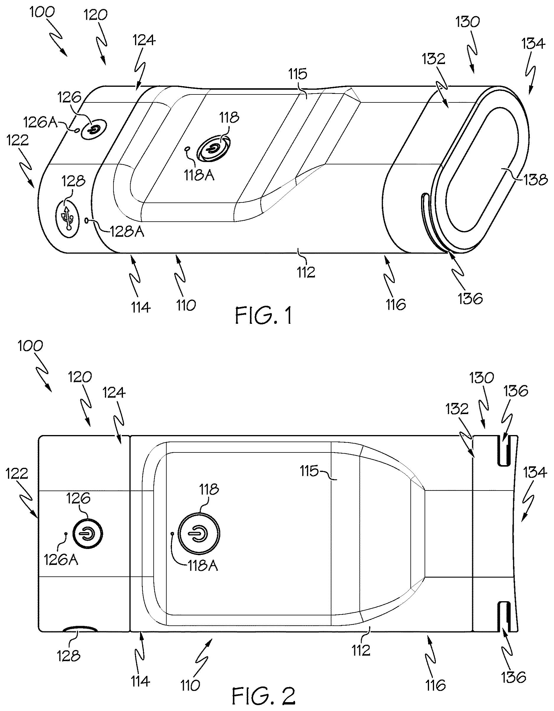 Patent US12092292 Figure 1 – Portable and modular solar-powered lighting devices