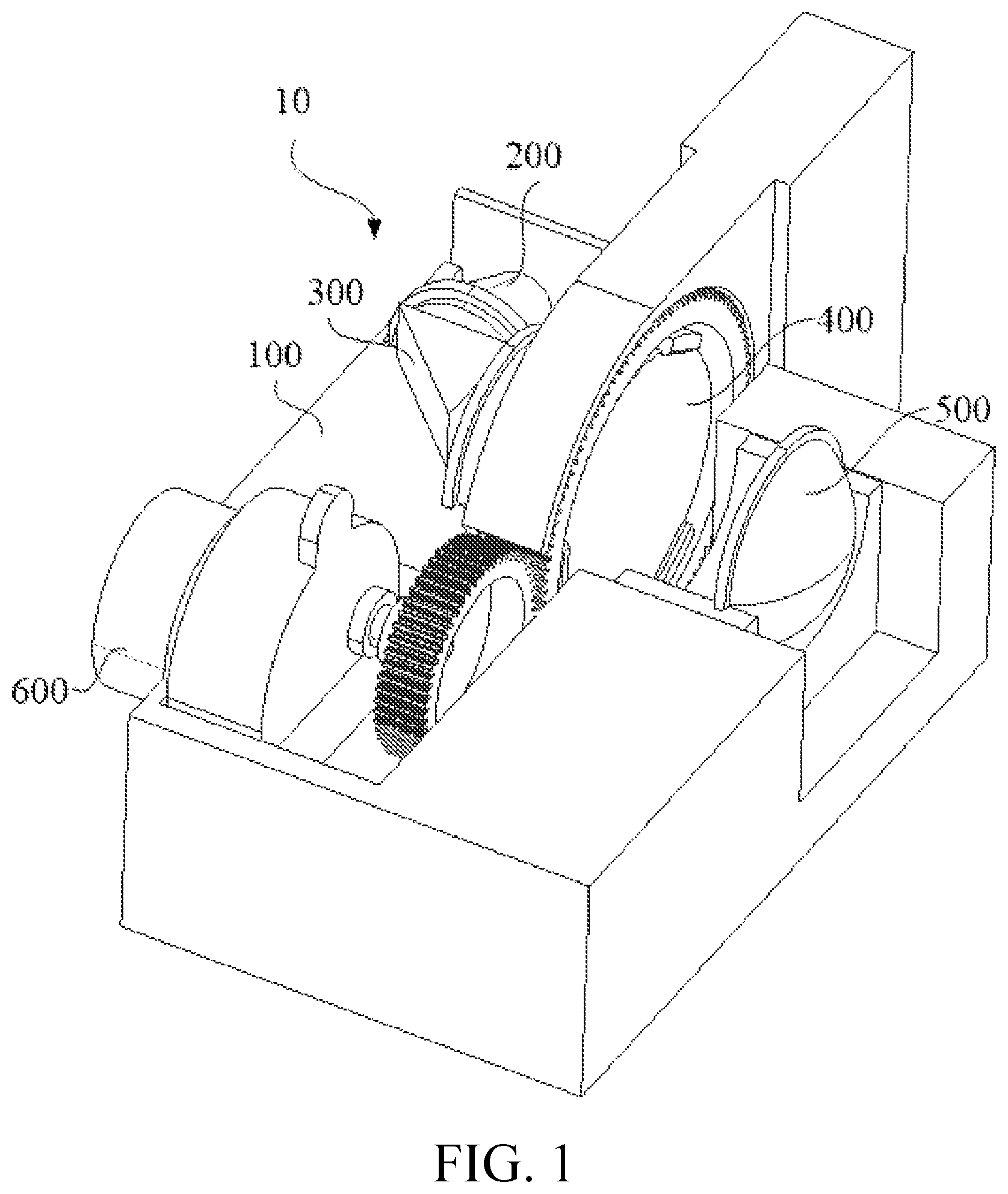 Patent US12092294 — Projection lamp — Figure 1