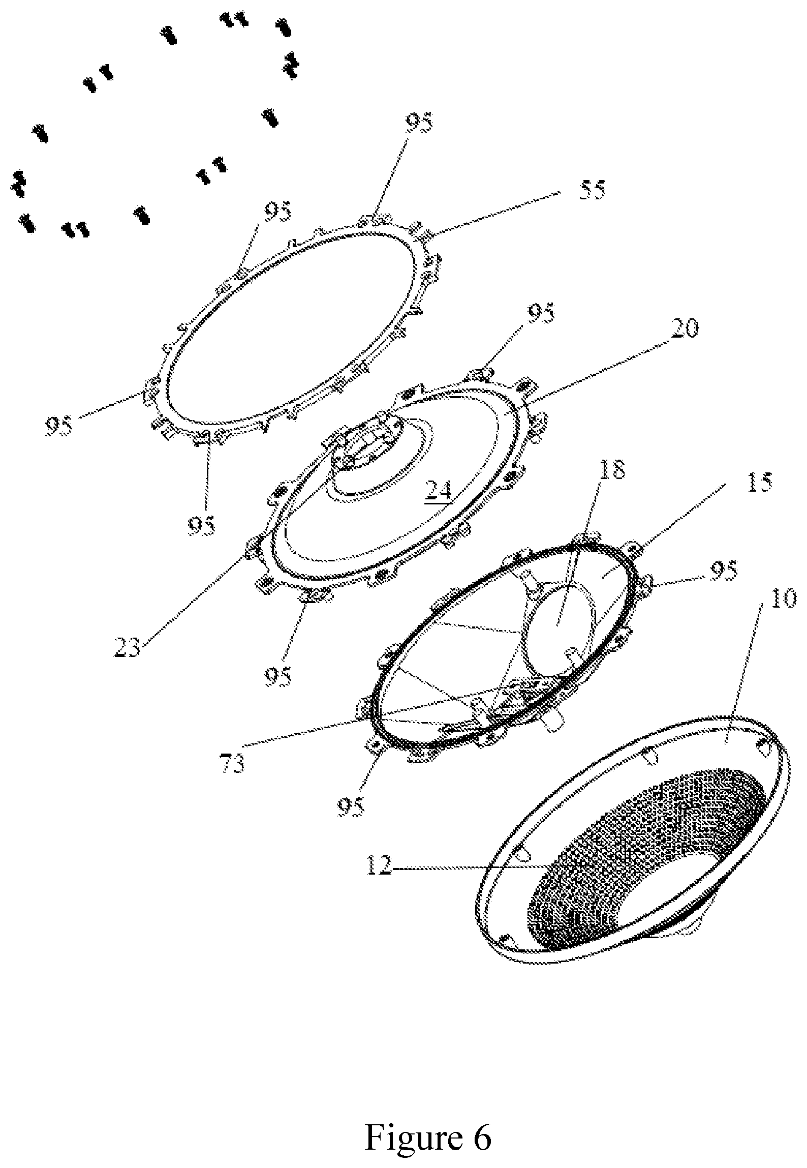 Patent US12092315 Figure 7 – Light and speaker apparatus