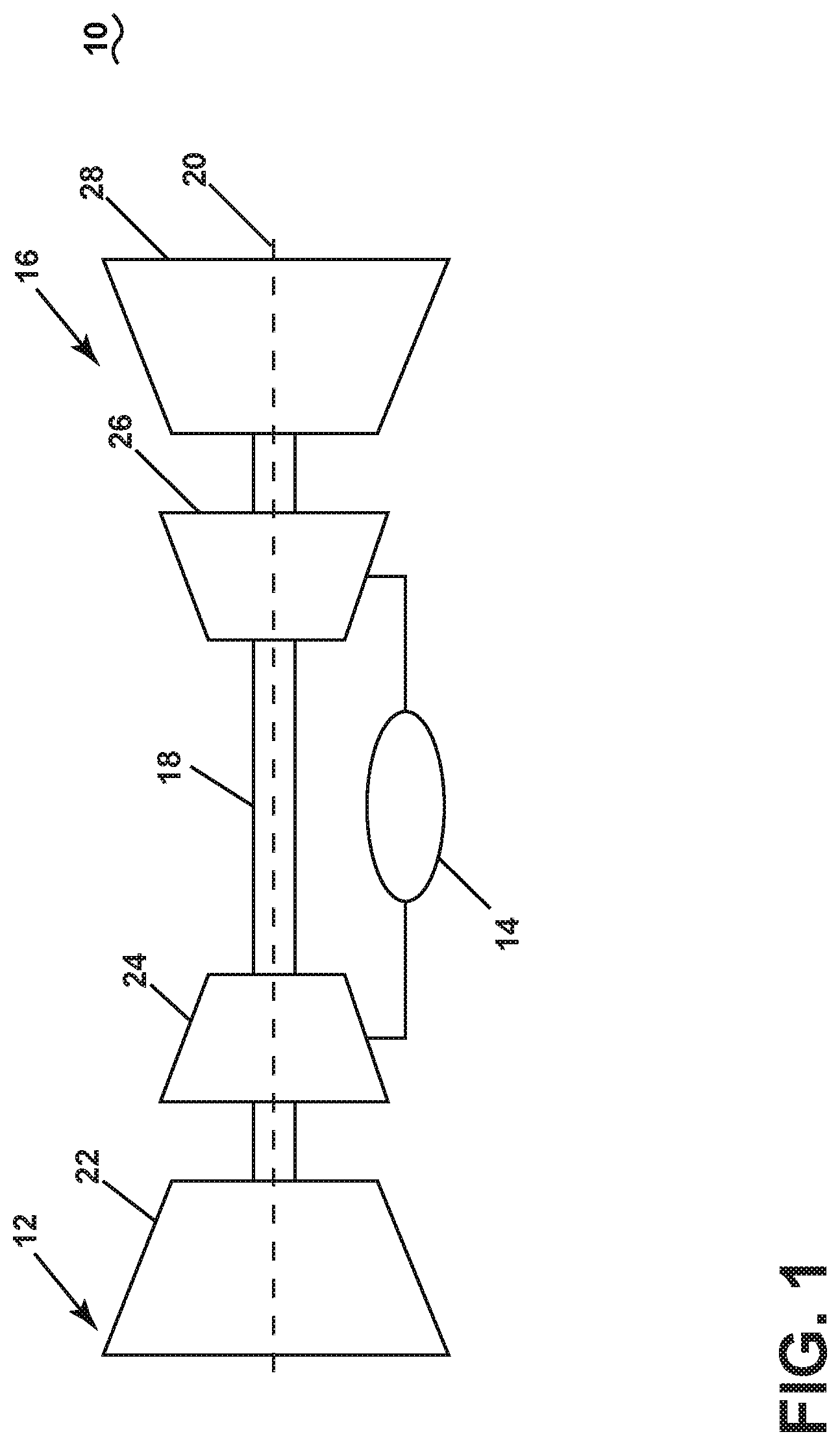 Patent US12092332 — Fuel nozzle and swirler — Figure 1