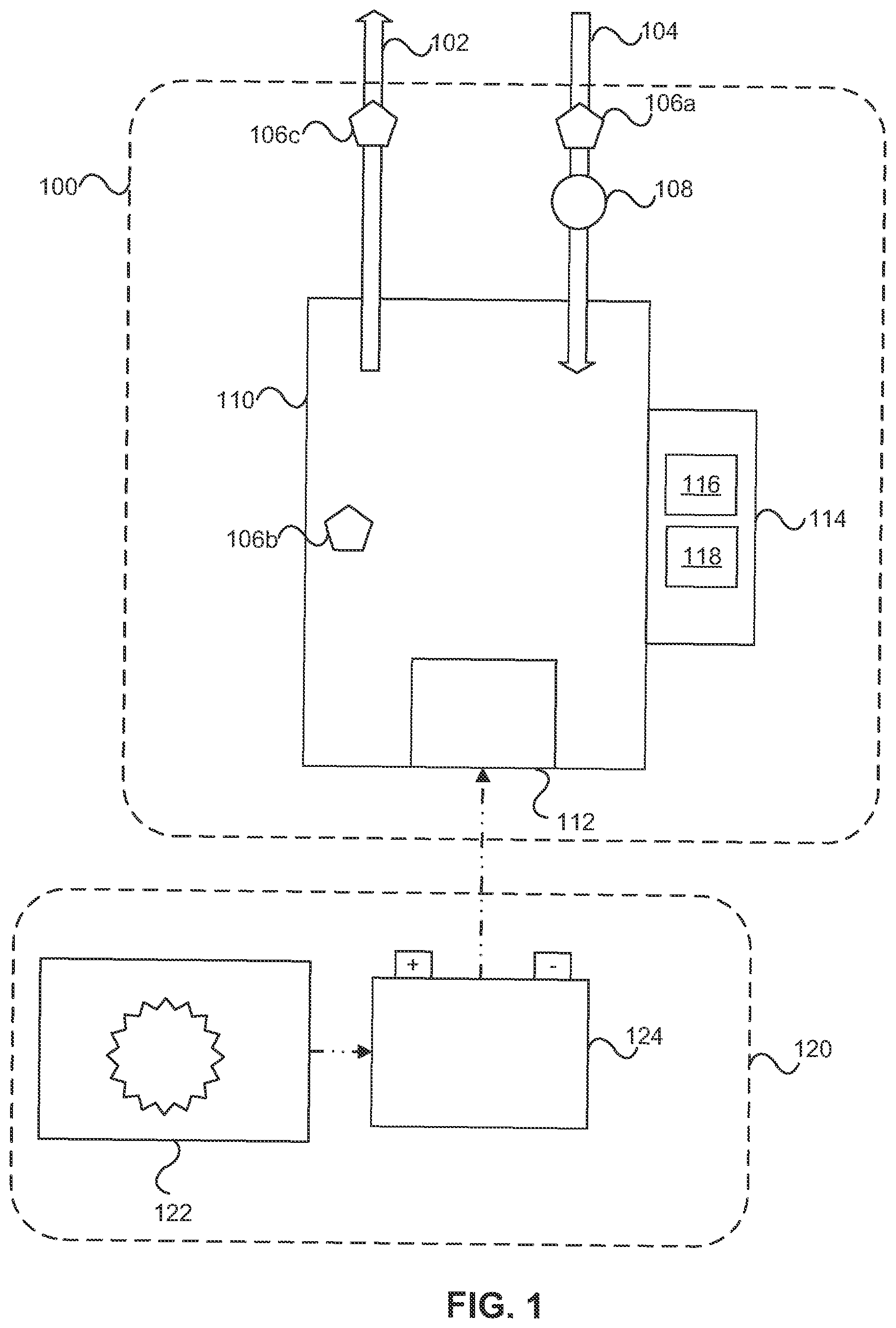 Patent US12092342 — Direct current electric on-demand water heater — Figure 1