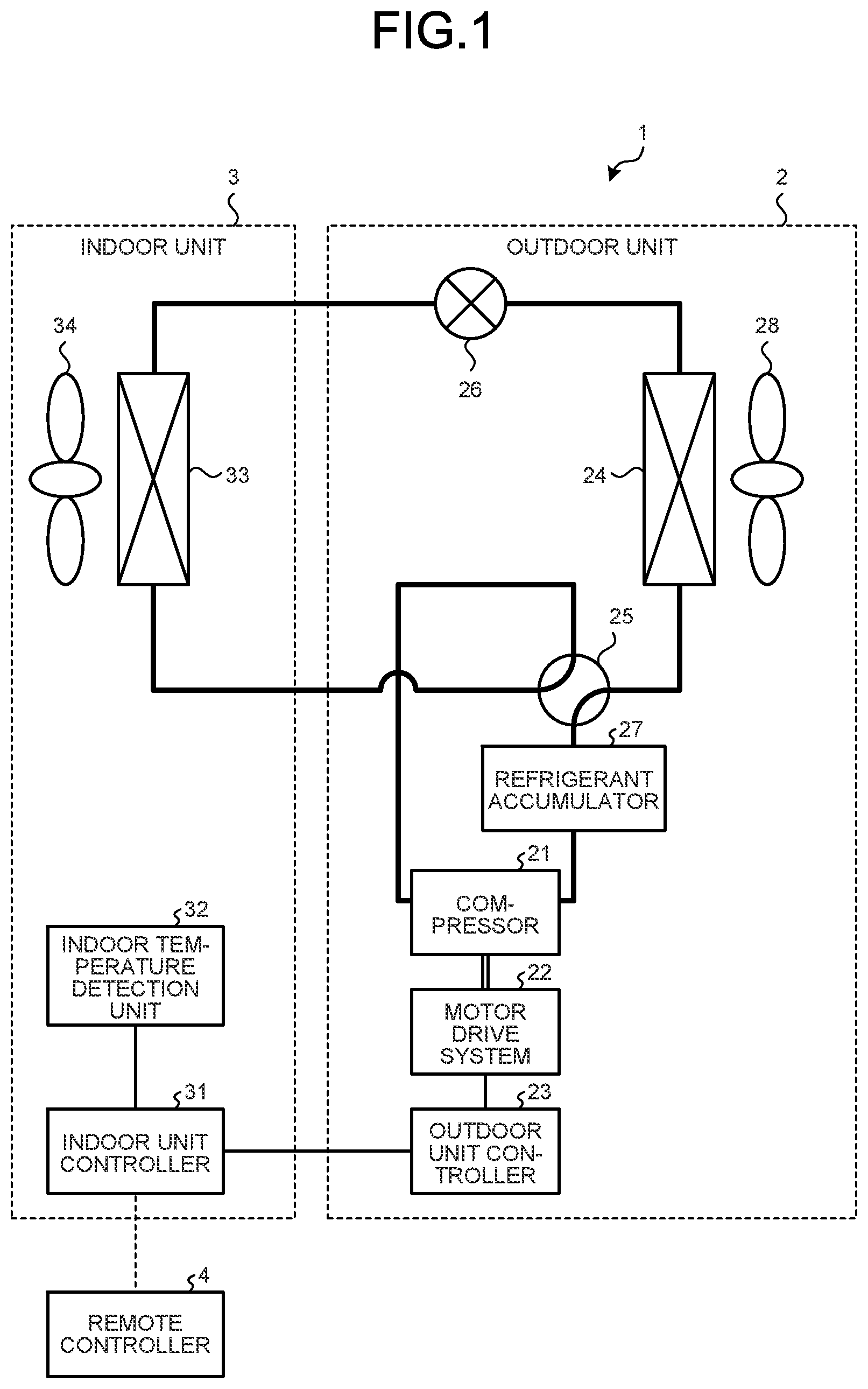 Patent US12092356 — Air-conditioning apparatus — Figure 1