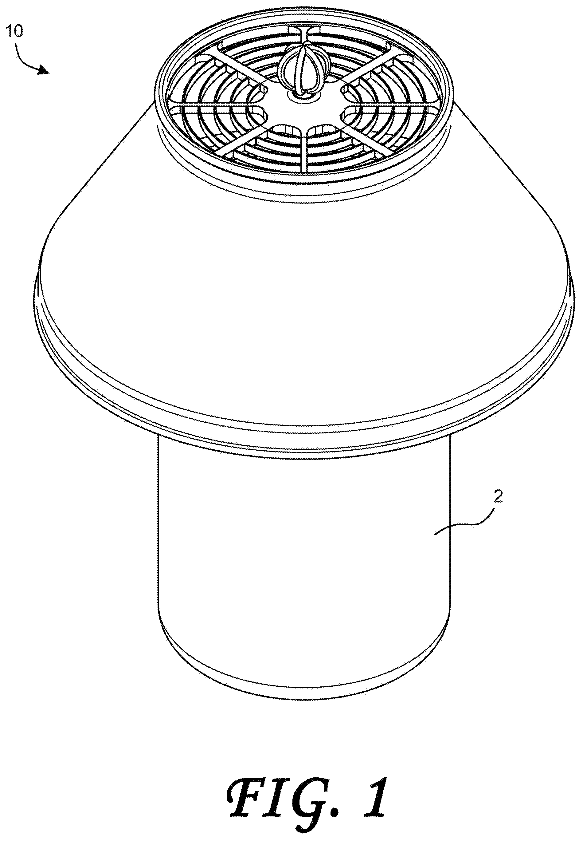 Patent US12092368 — Air treatment apparatus having a thermoelectric generator for controlling air flow and scent dispersion — Figure 1