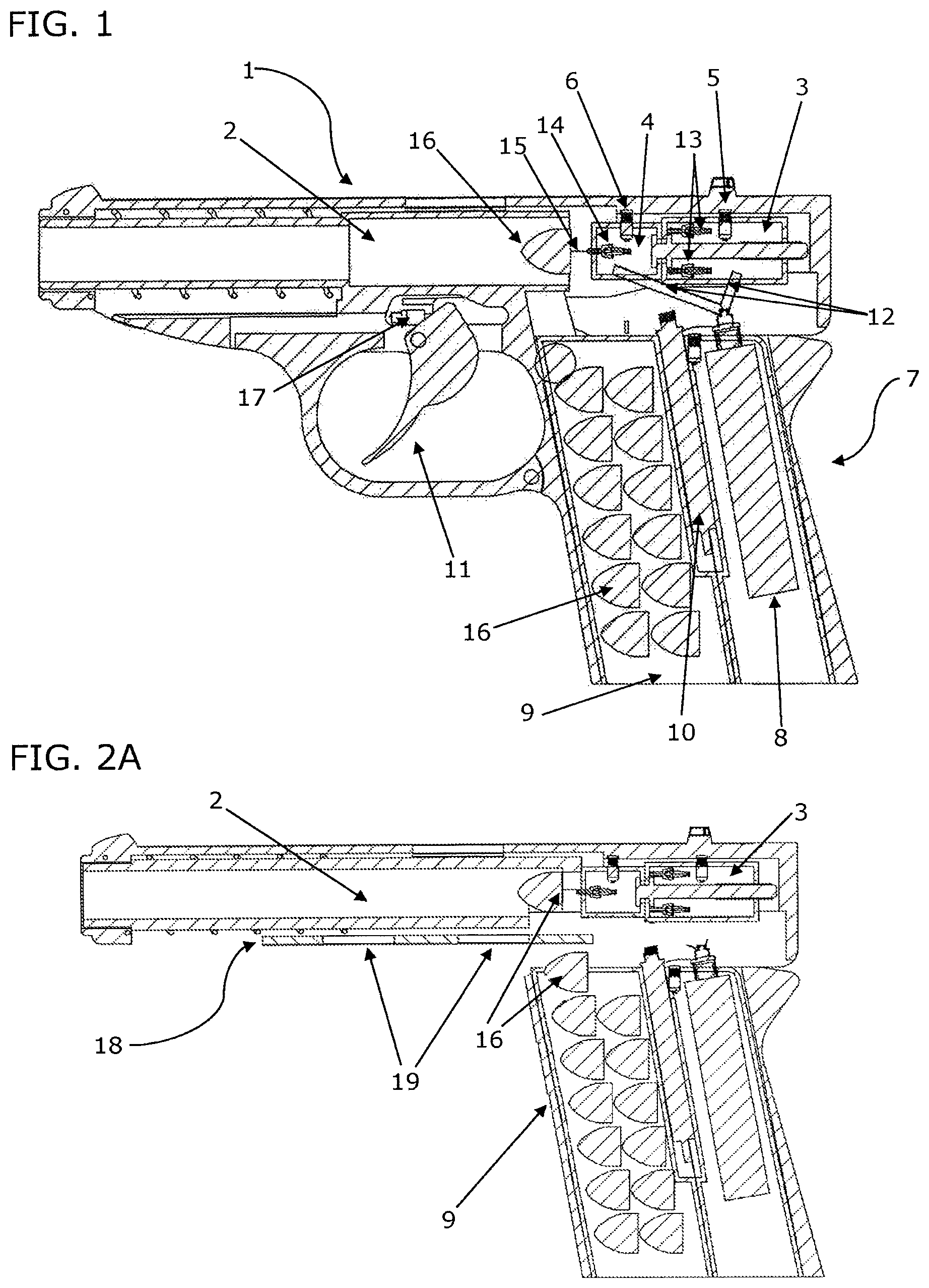 Patent US12092408 — Combustion gun — Figure 1