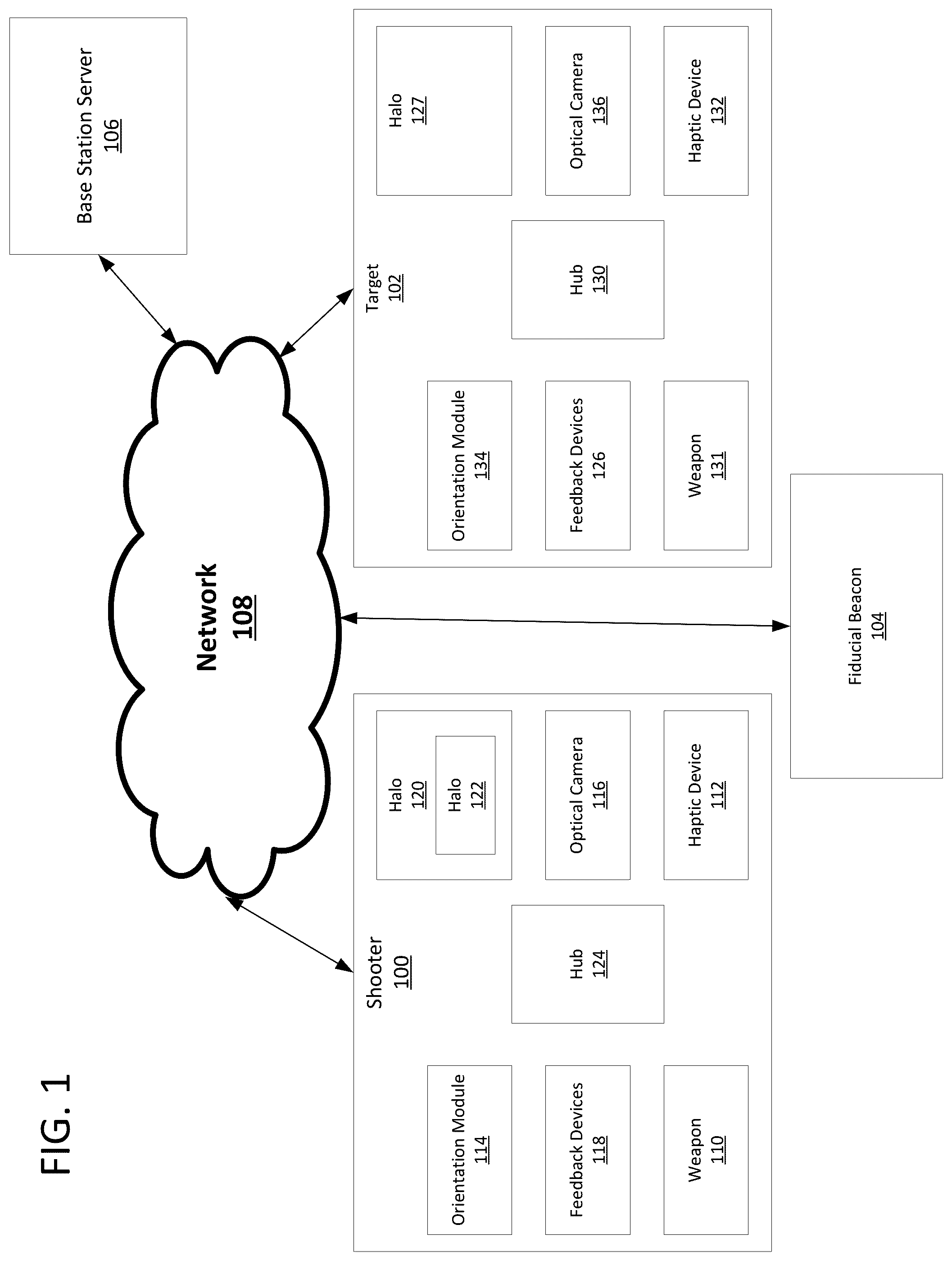 Patent US12092429 — Probabilistic low-power position and orientation — Figure 1