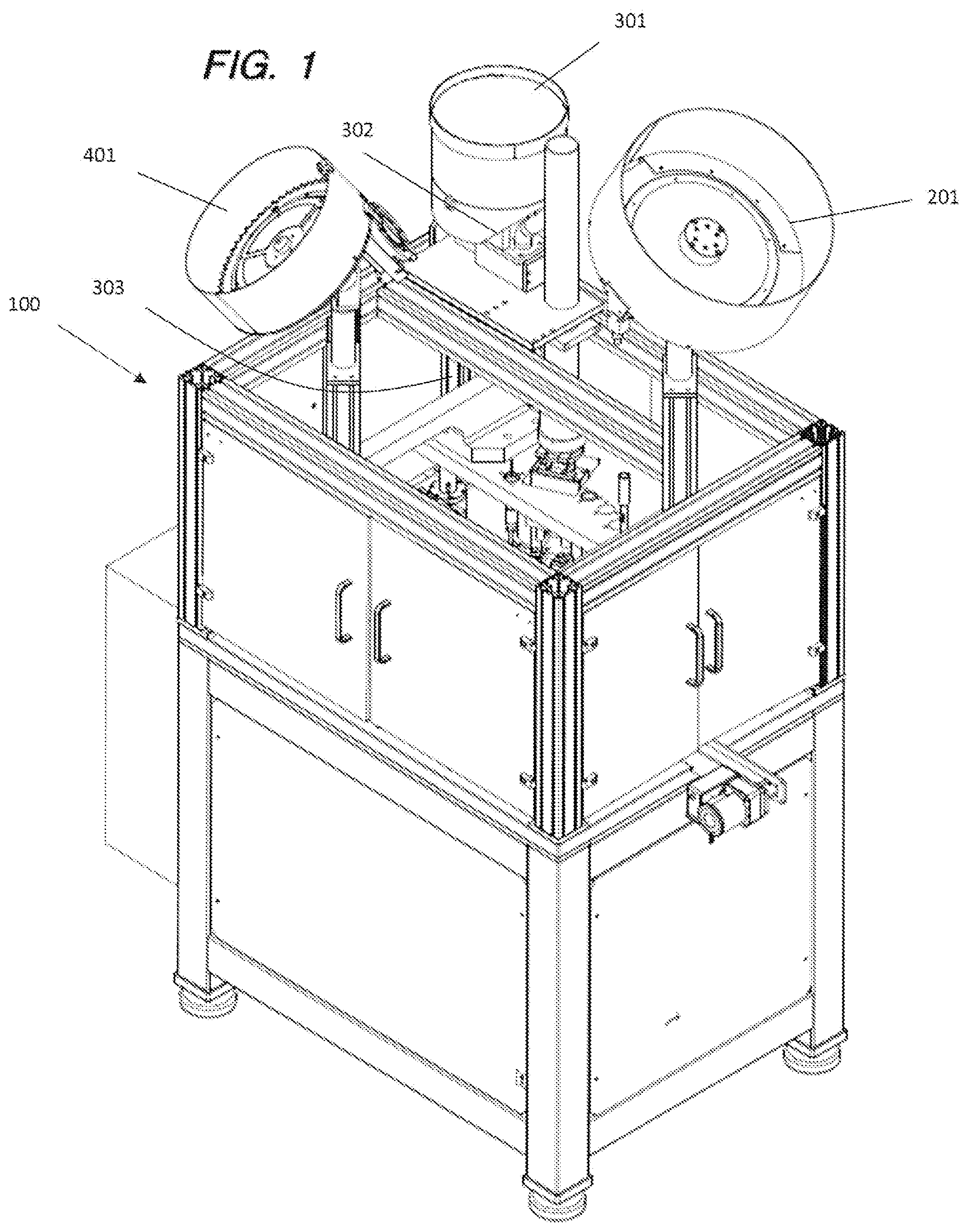 Patent US12092439 — Small caliber production ammunition machine with novel measuring location and device — Figure 1