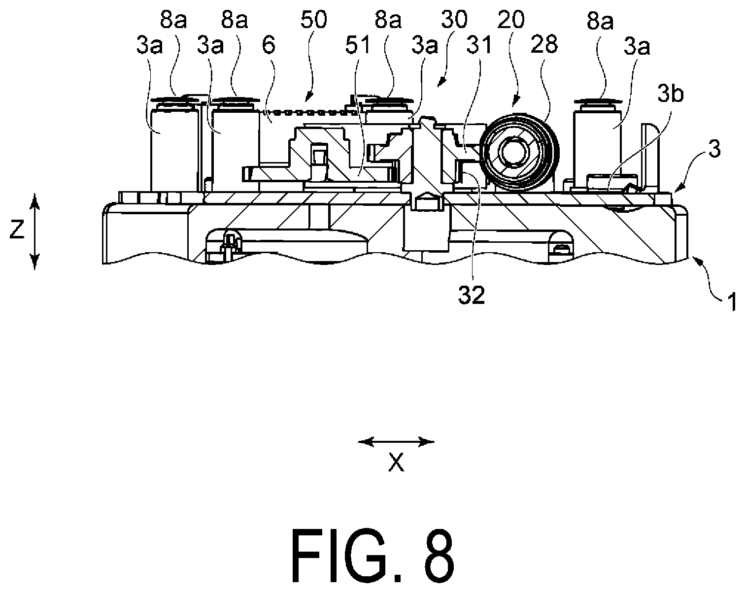 Patent US12092454 Figure 8 – Absolute encoder, non-transitory storage that stores a program for outputting angle error information of absolute encoder, and method for outputting angle error information of absolute encoder