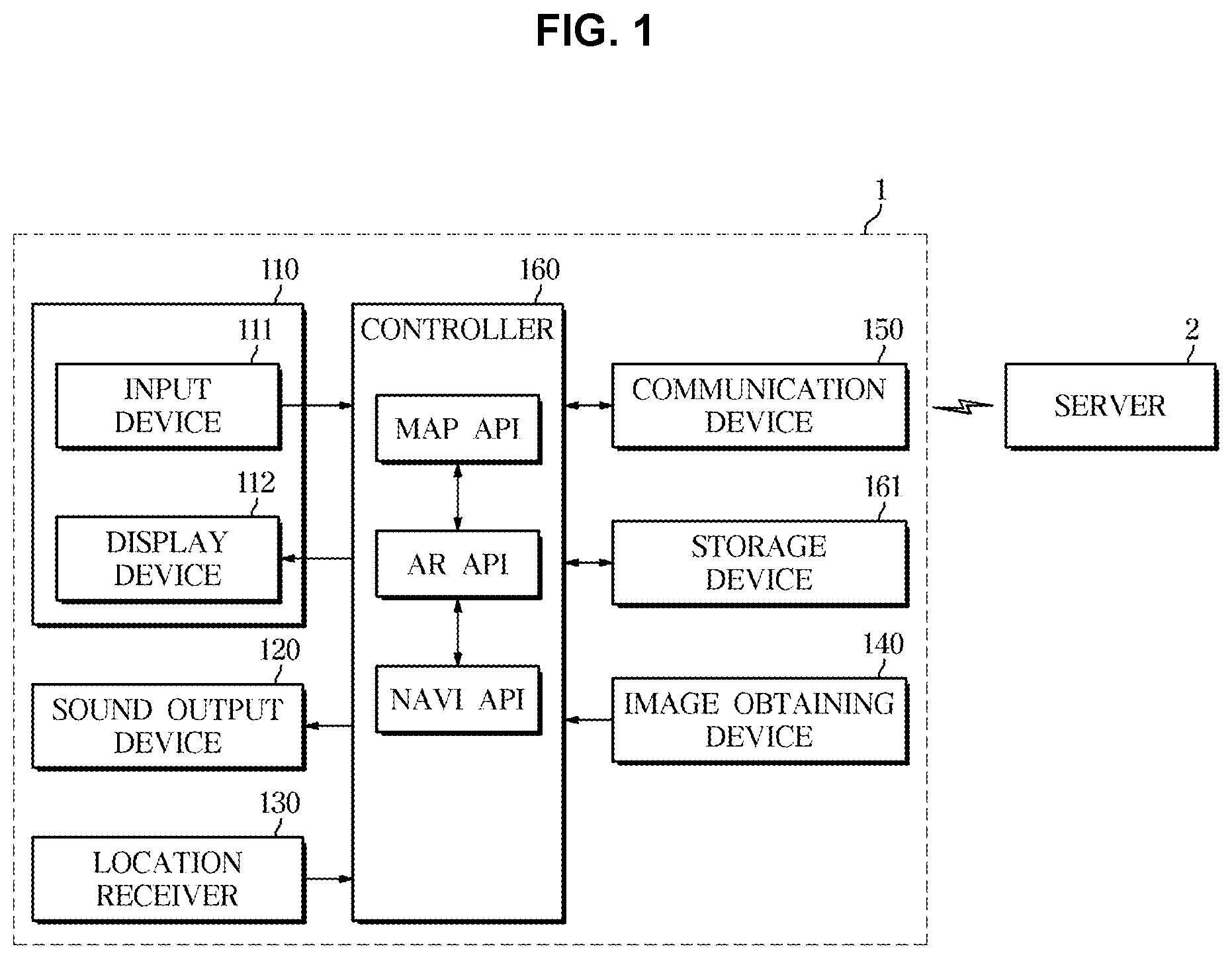 Patent US12092475 Figure 1 – Mobile apparatus and vehicle