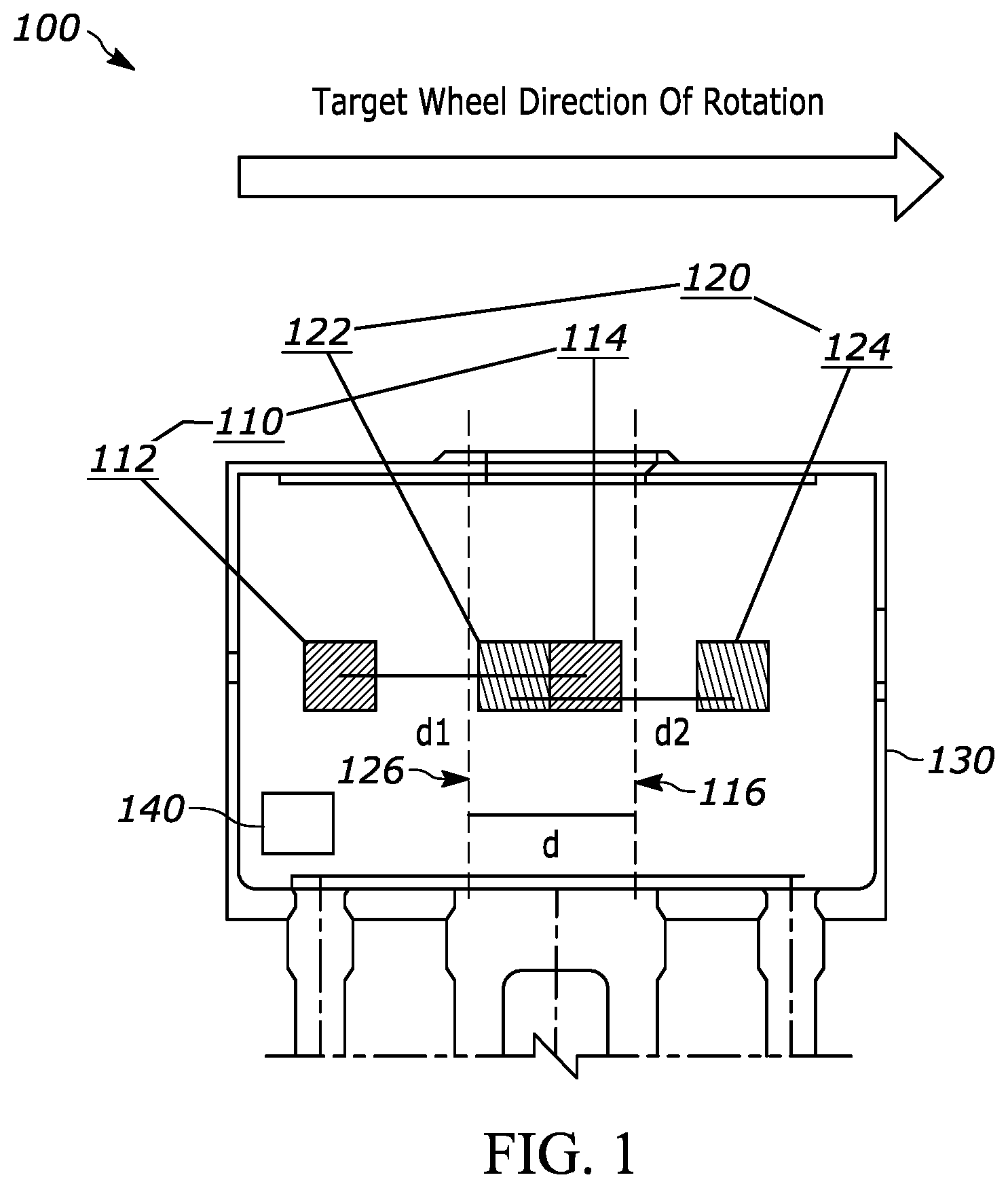 Patent US12092490 Figure 1 – Very high resolution speed and position sensor