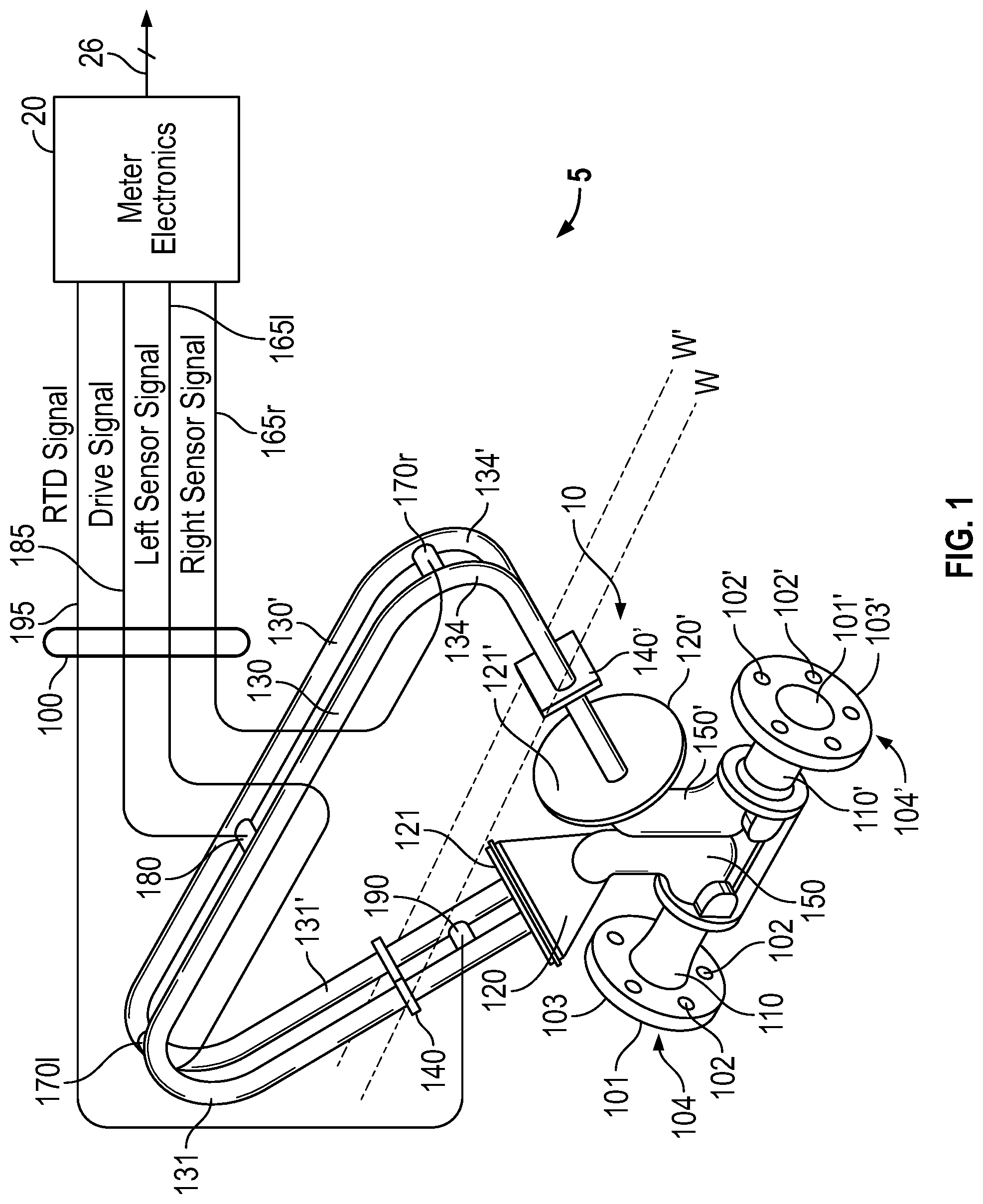 Patent US12092503 Figure 1 – Notification of events and apportioning of process data in a meter