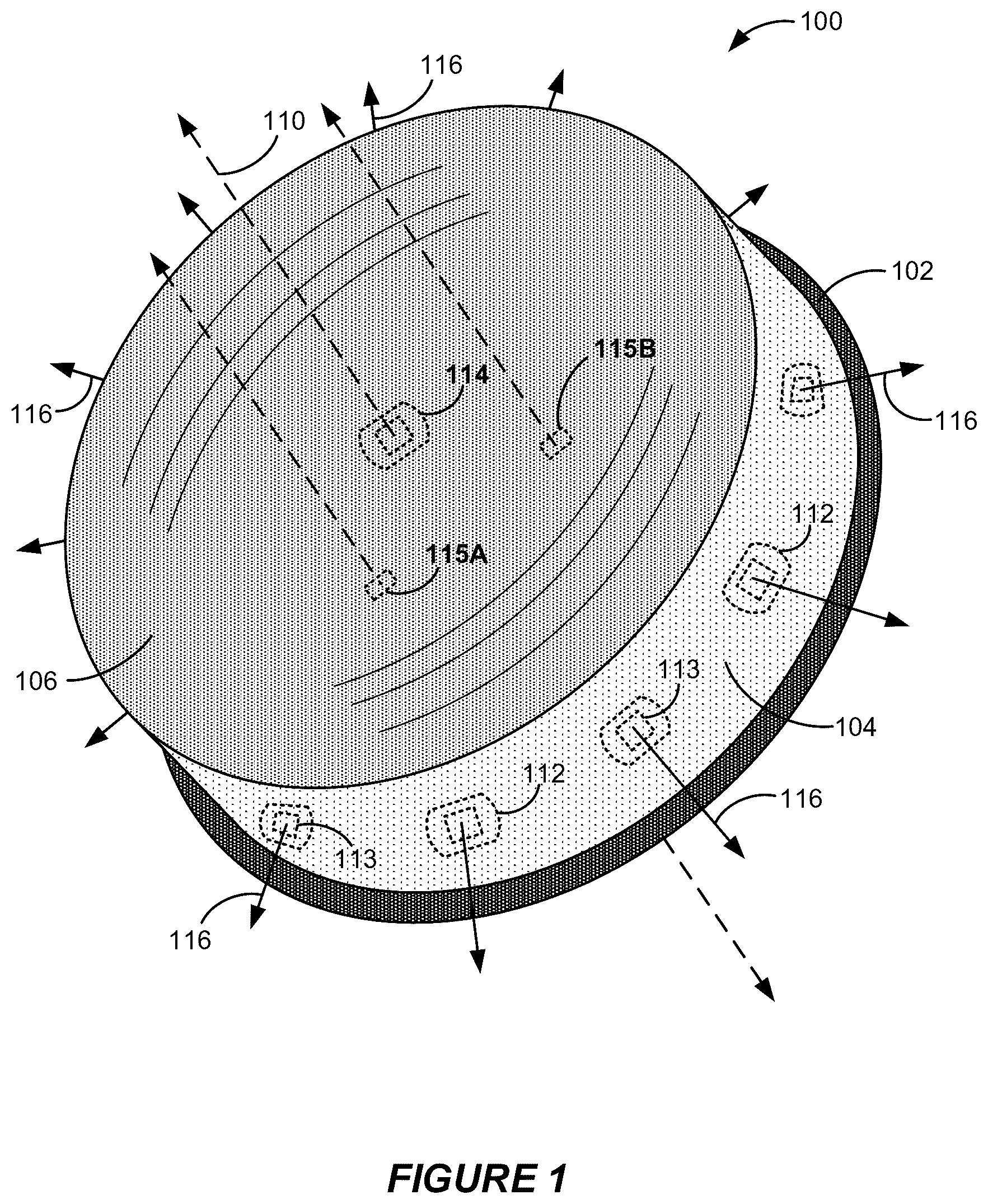 Patent US12092517 — Multi-sensor for sensing radiation from multiple directions — Figure 1