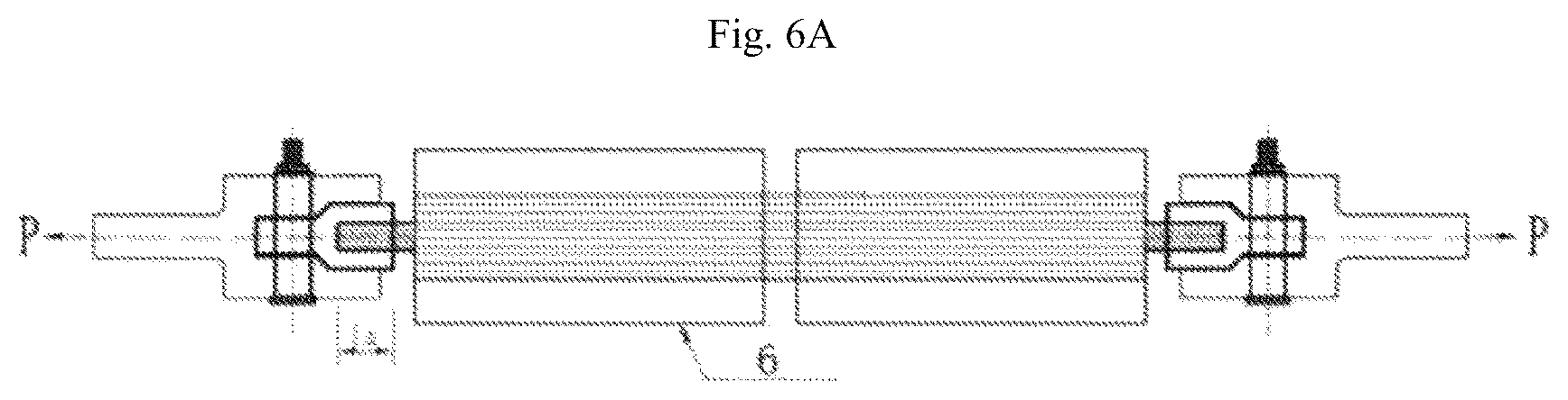 Patent US12092564 Figure 8 – Fiber reinforced polymer concrete bond testing frame