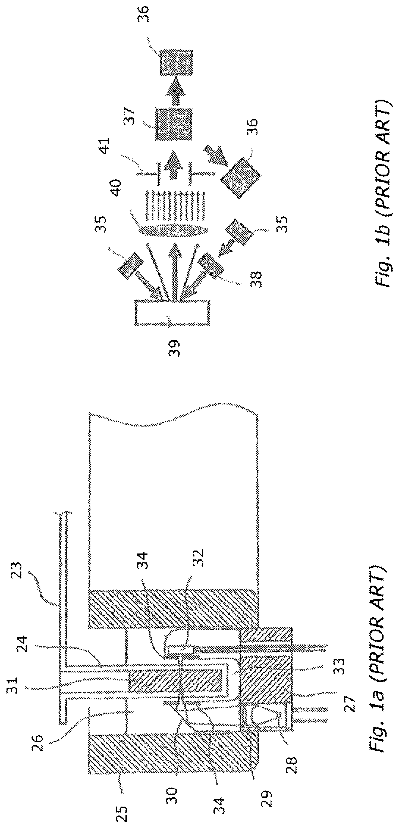 Patent US12092568 — Optical measuring unit and optical measuring method for obtaining measurement signals of fluid media — Figure 1