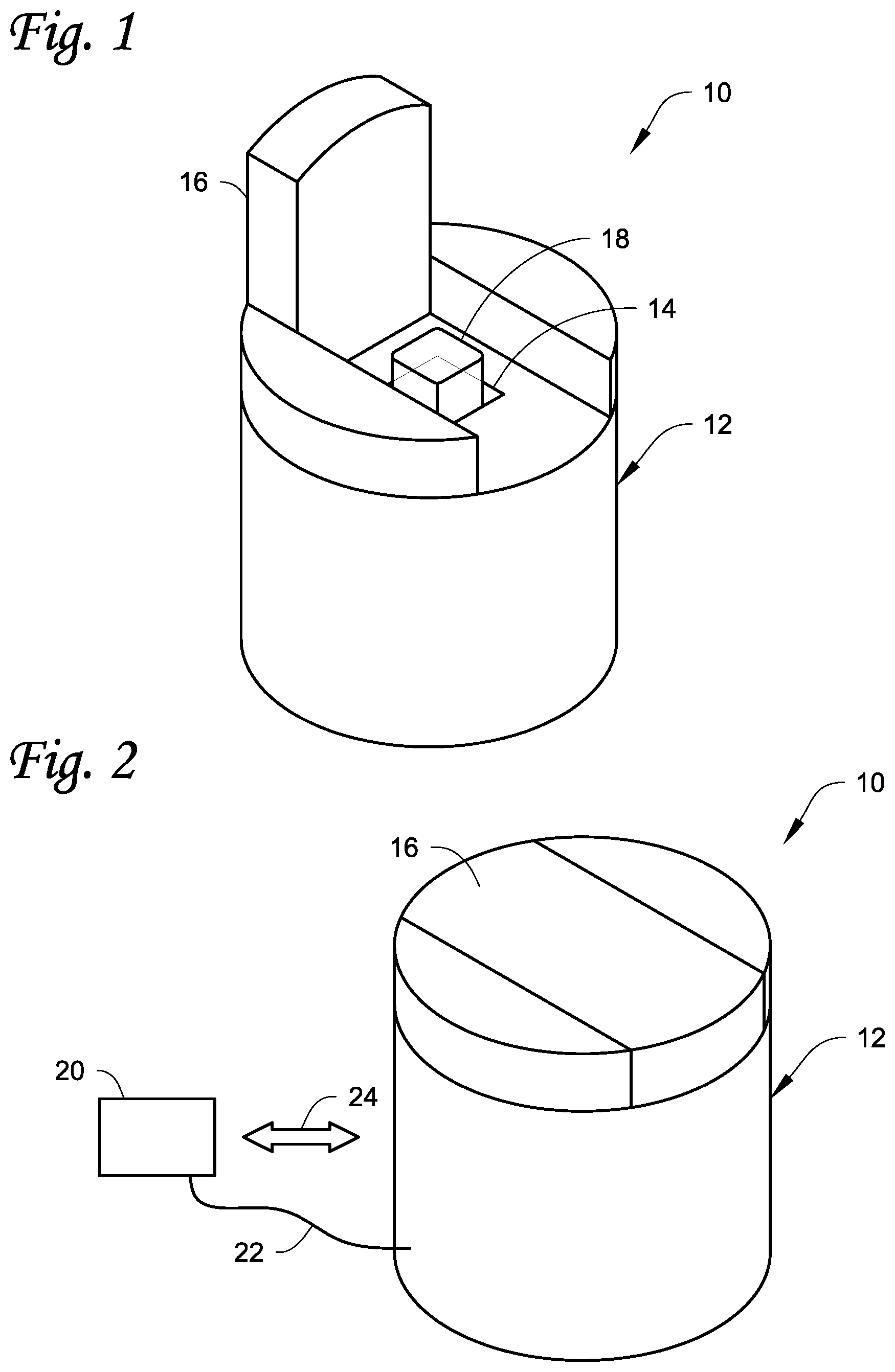 Patent US12092589 — In vitro analyte sensor using one or more detector arrays that operate in radio/microwave frequency bands — Figure 1