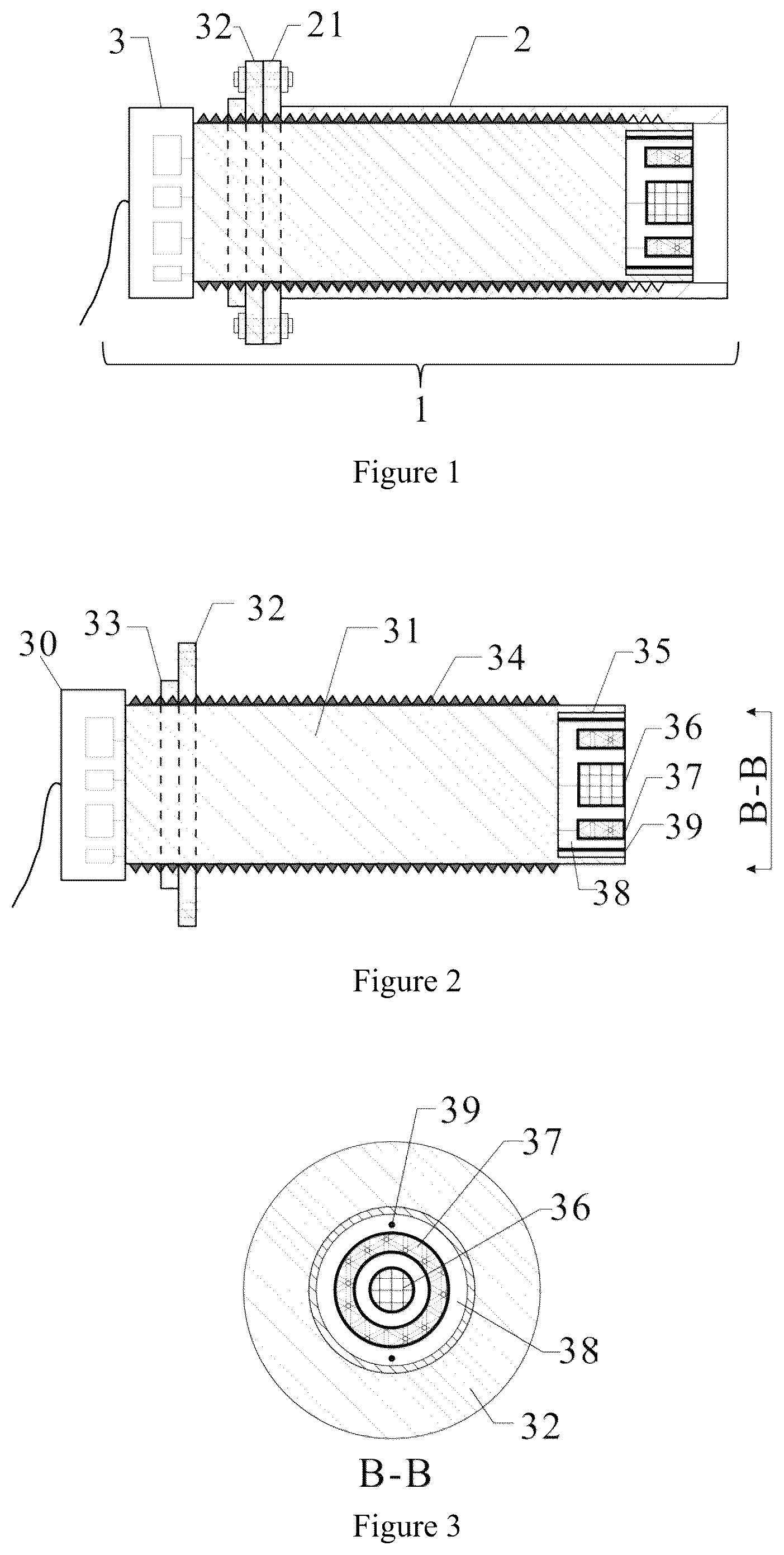 Patent US12092599 Figure 1 – Online monitoring device and method for fouling and slagging based on capacitance principle differential measurement