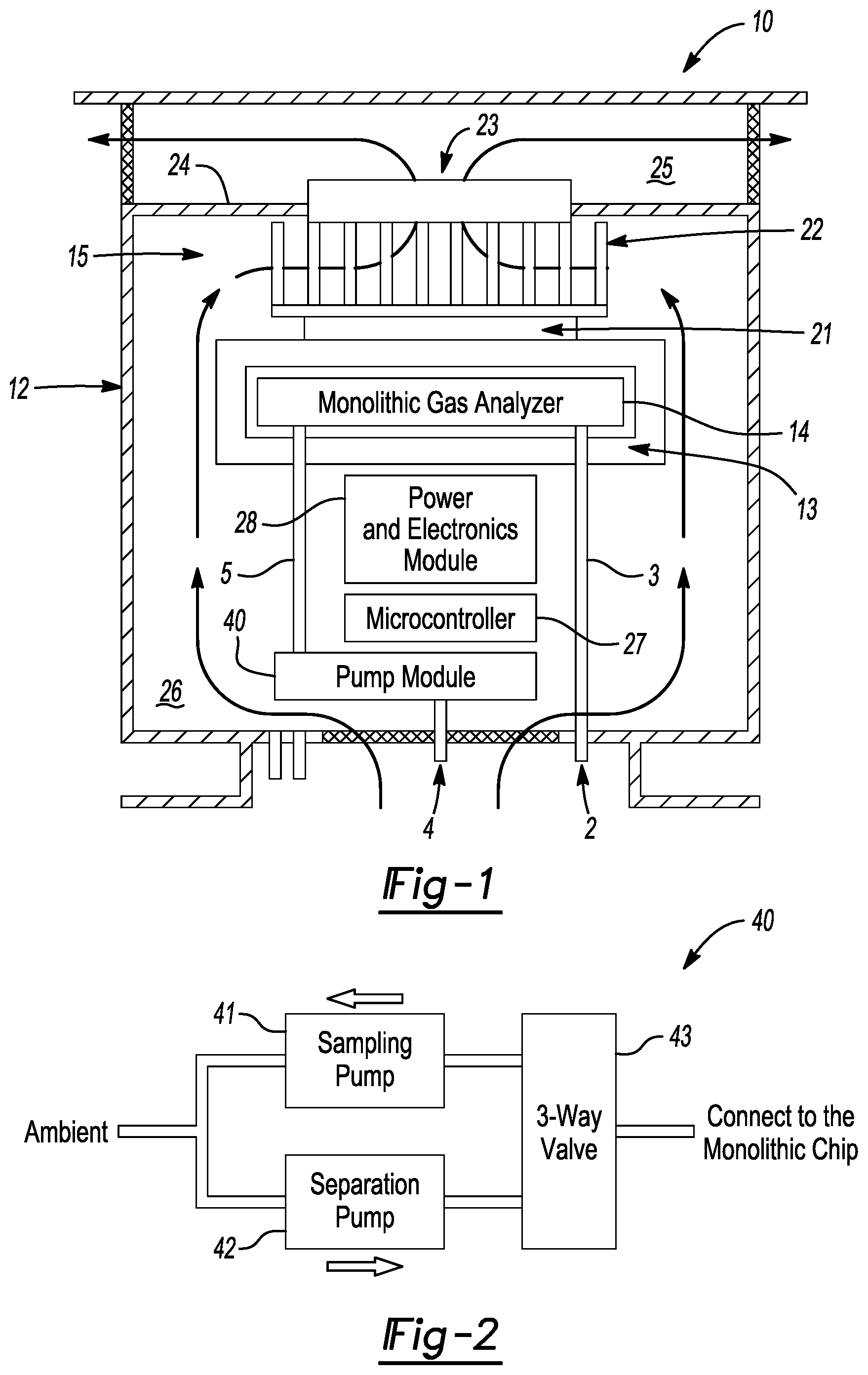 Patent US12092620 — Monolithic microfabricated gas analyzer and enclosure — Figure 1