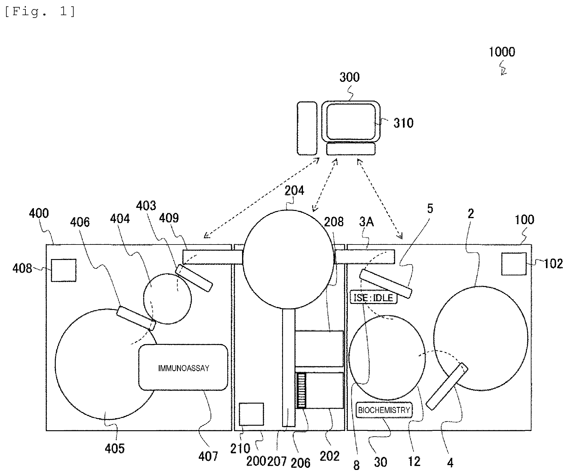 Patent US12092649 — Automatic analysis device and automatic analysis system — Figure 1