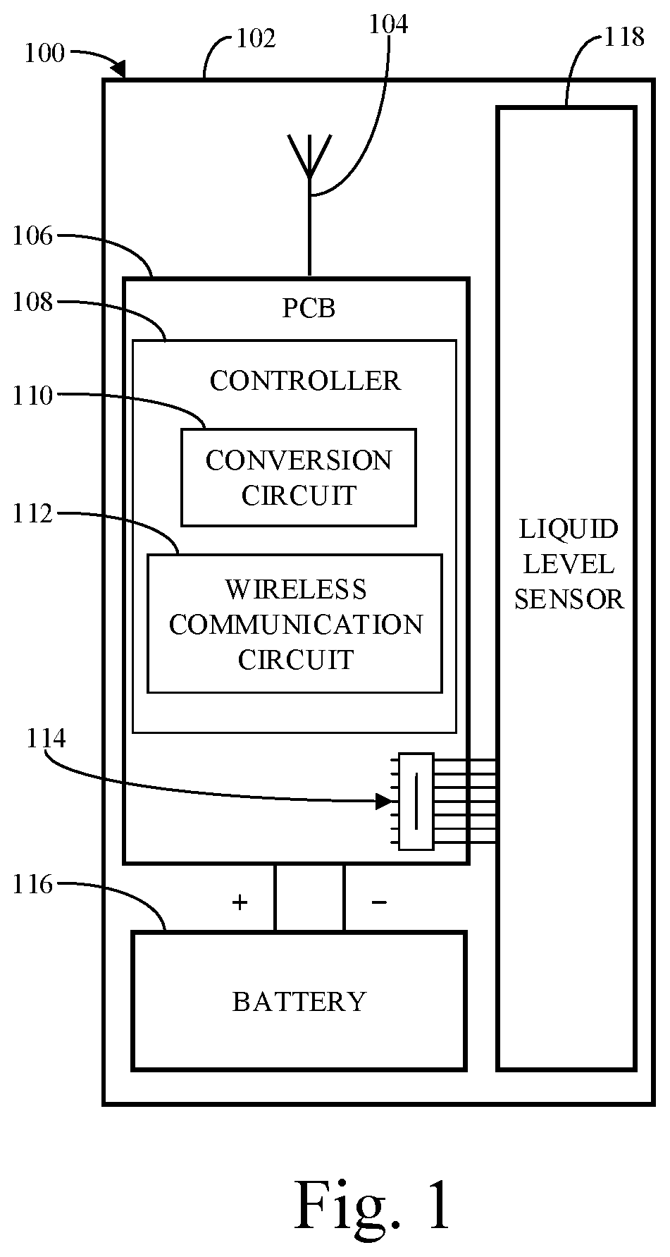 Patent US12092651 — Hydrometer device — Figure 1