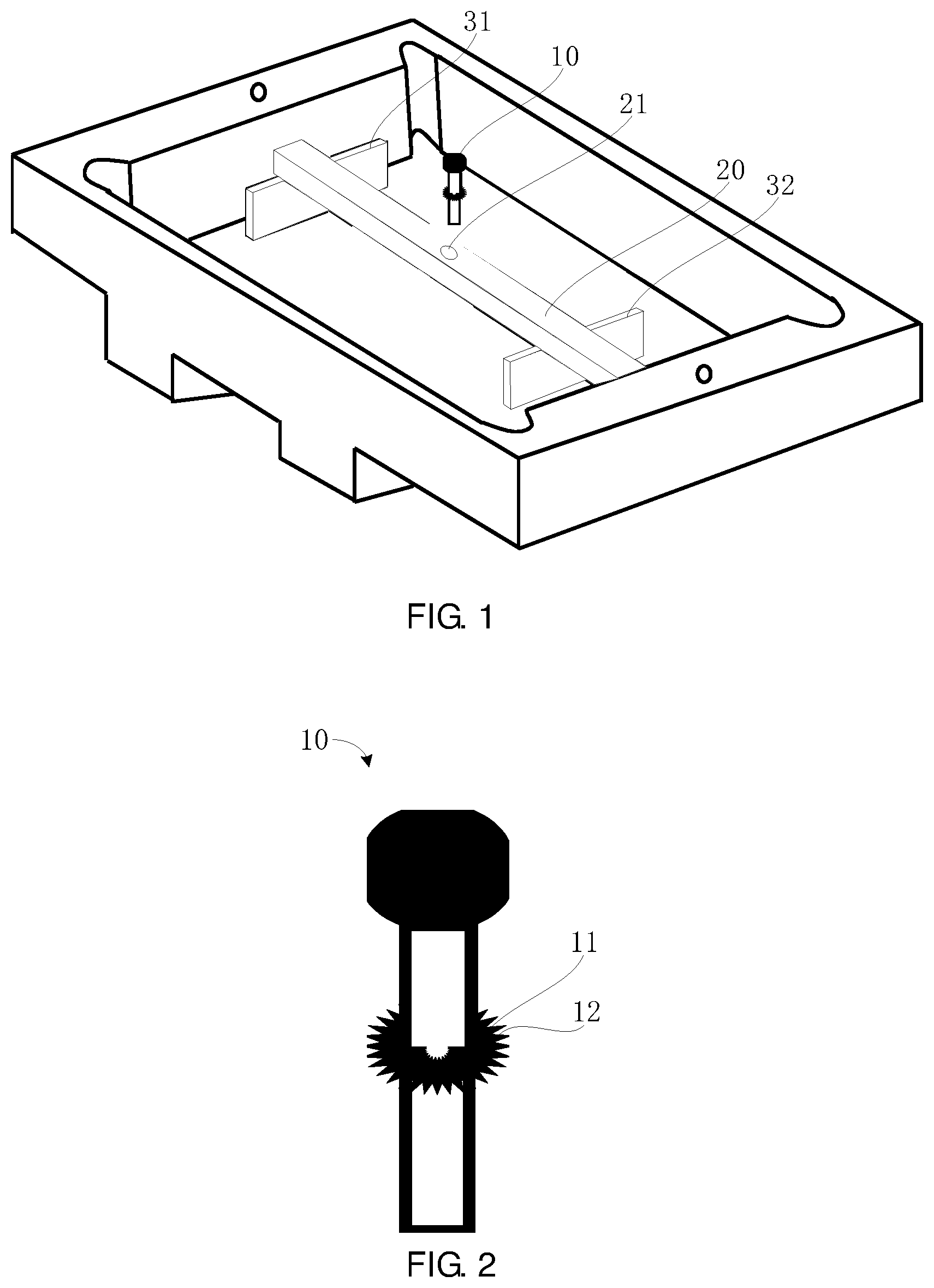 Patent US12092654 Figure 1 – Assembly for carrying chip, and device and method for testing chip