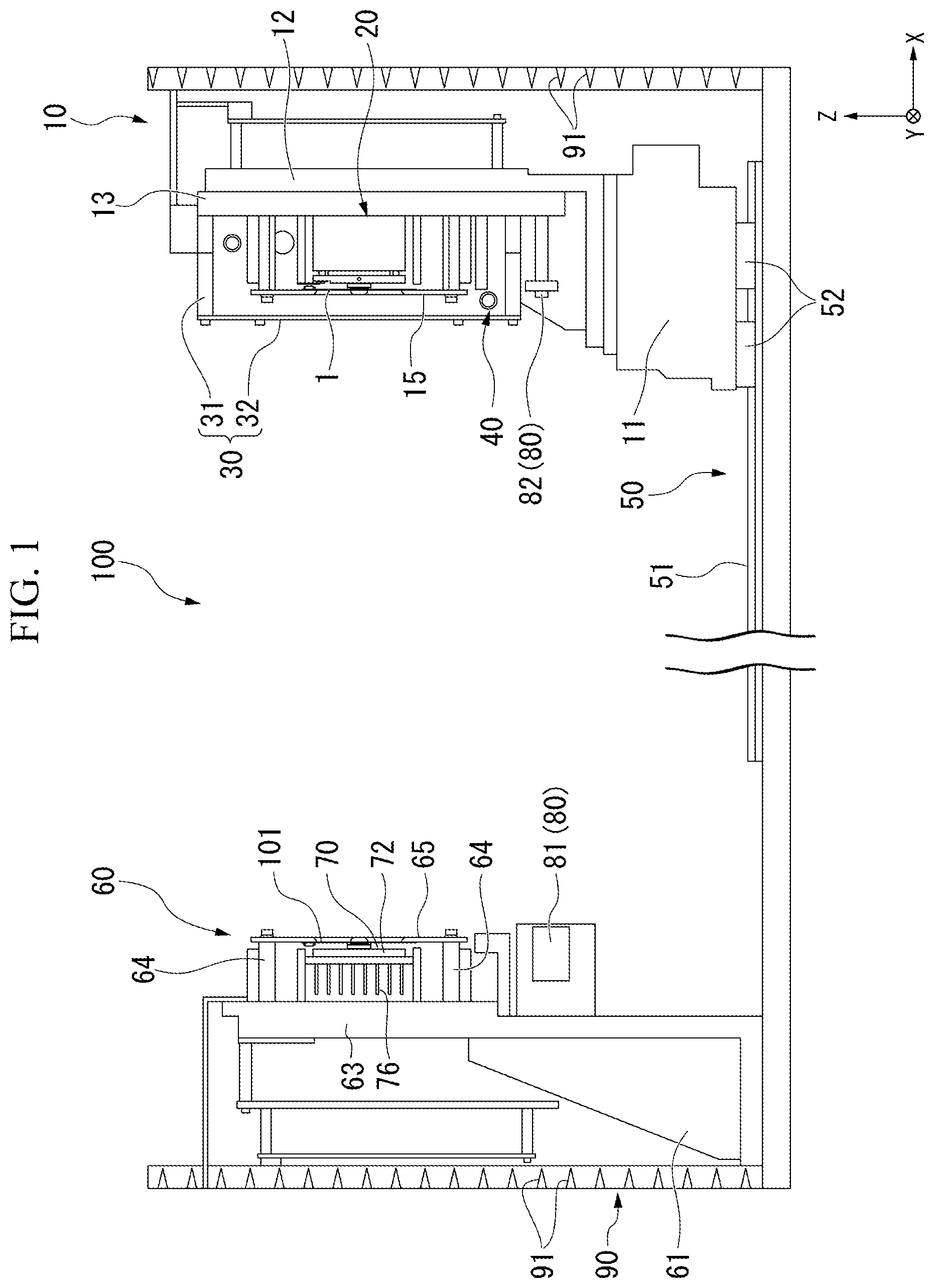 Patent US12092675 — Evaluation device of radio communication module — Figure 1