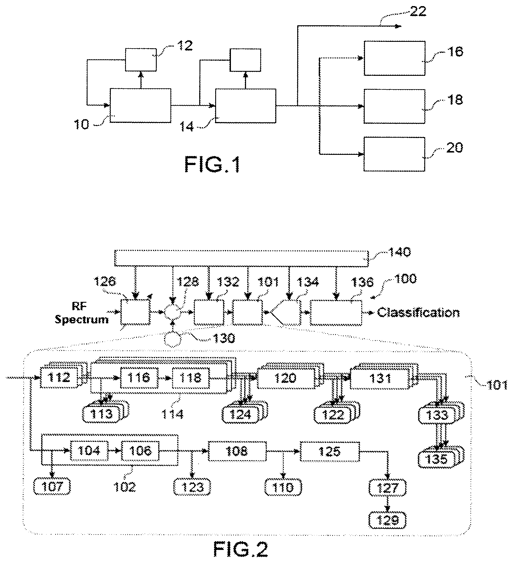 Patent US12092677 — RF signal detection and identification device — Figure 1