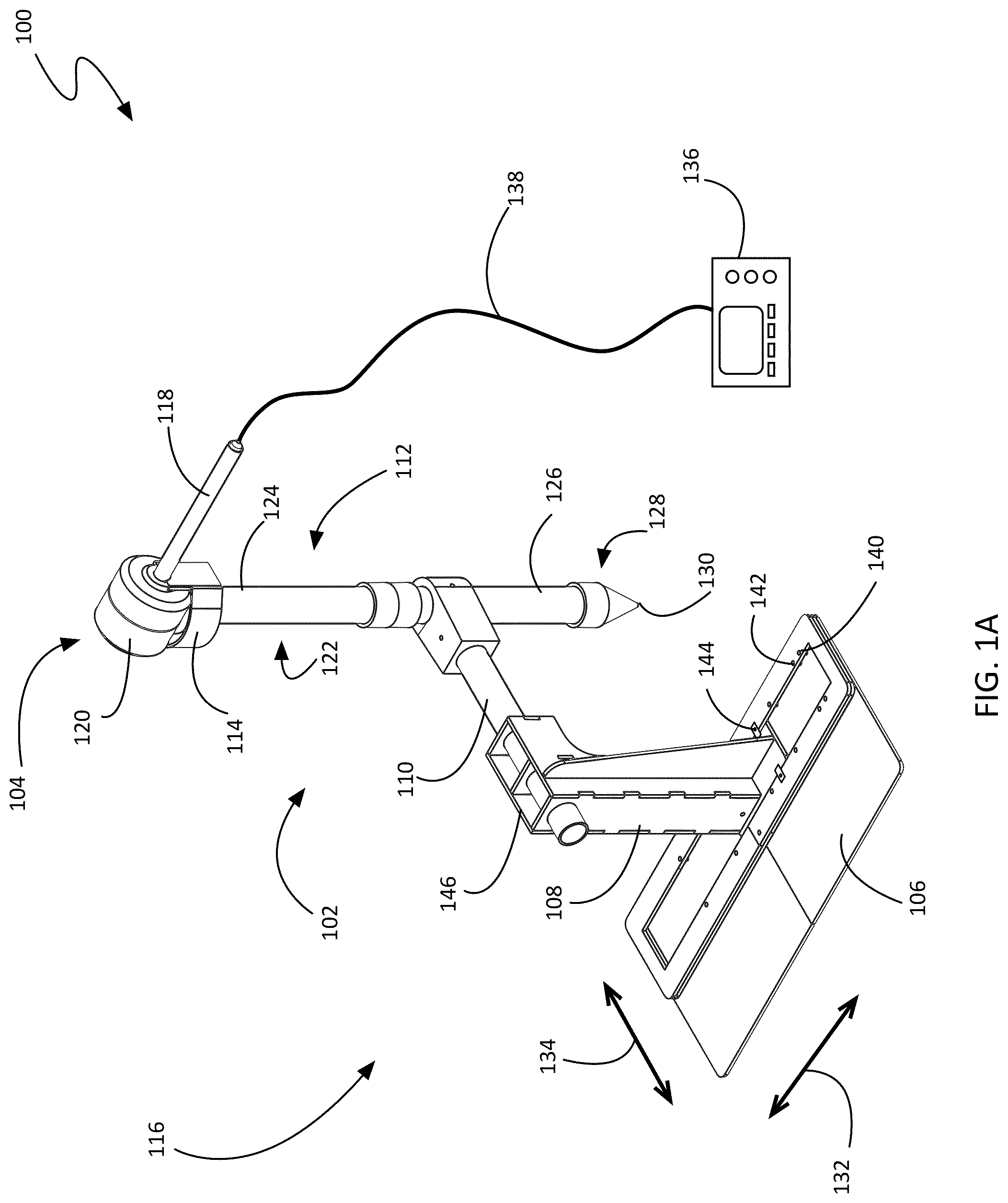 Patent US12092679 — Portable system for the validation of a semi-anechoic chamber — Figure 1