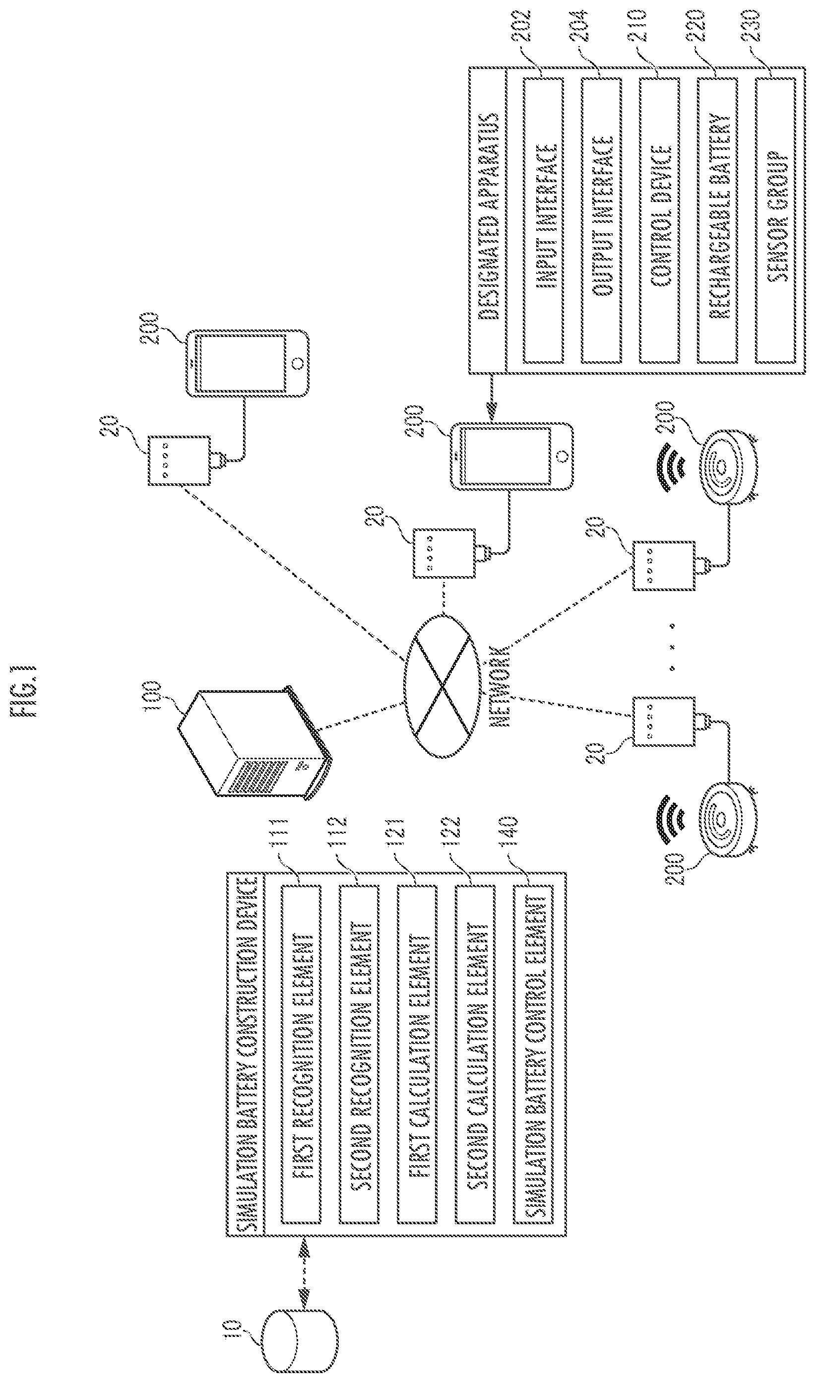 Patent US12092696 Figure 1 – Simulated battery construction method and simulated battery construction device