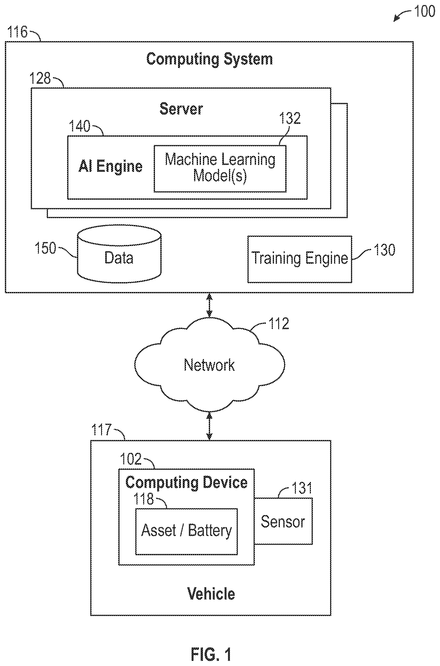 Patent US12092699 — Systems and methods for state of health assessment in rechargeable batteries — Figure 1