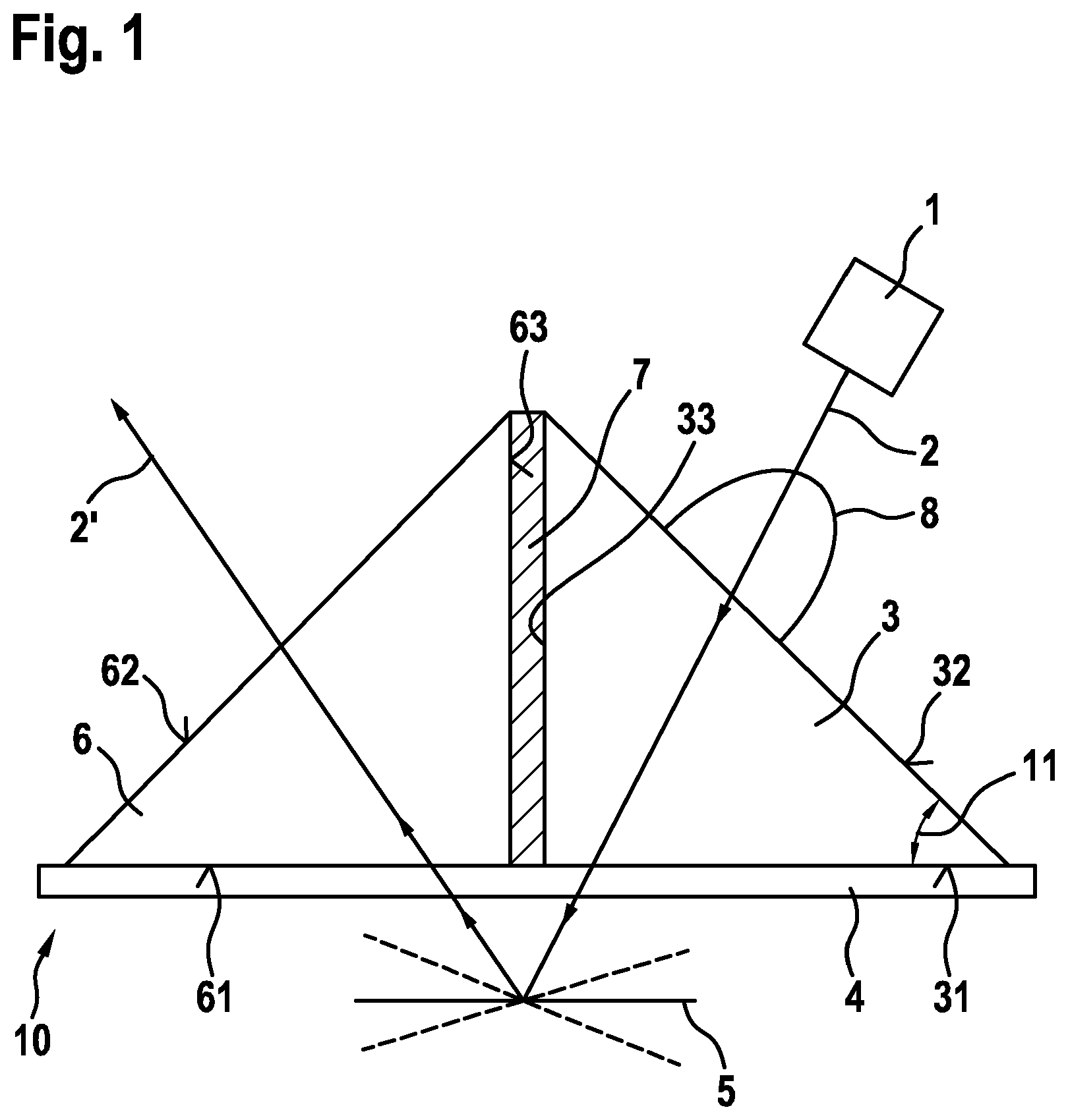 Patent US12092811 — Micromechanical light deflection device — Figure 1