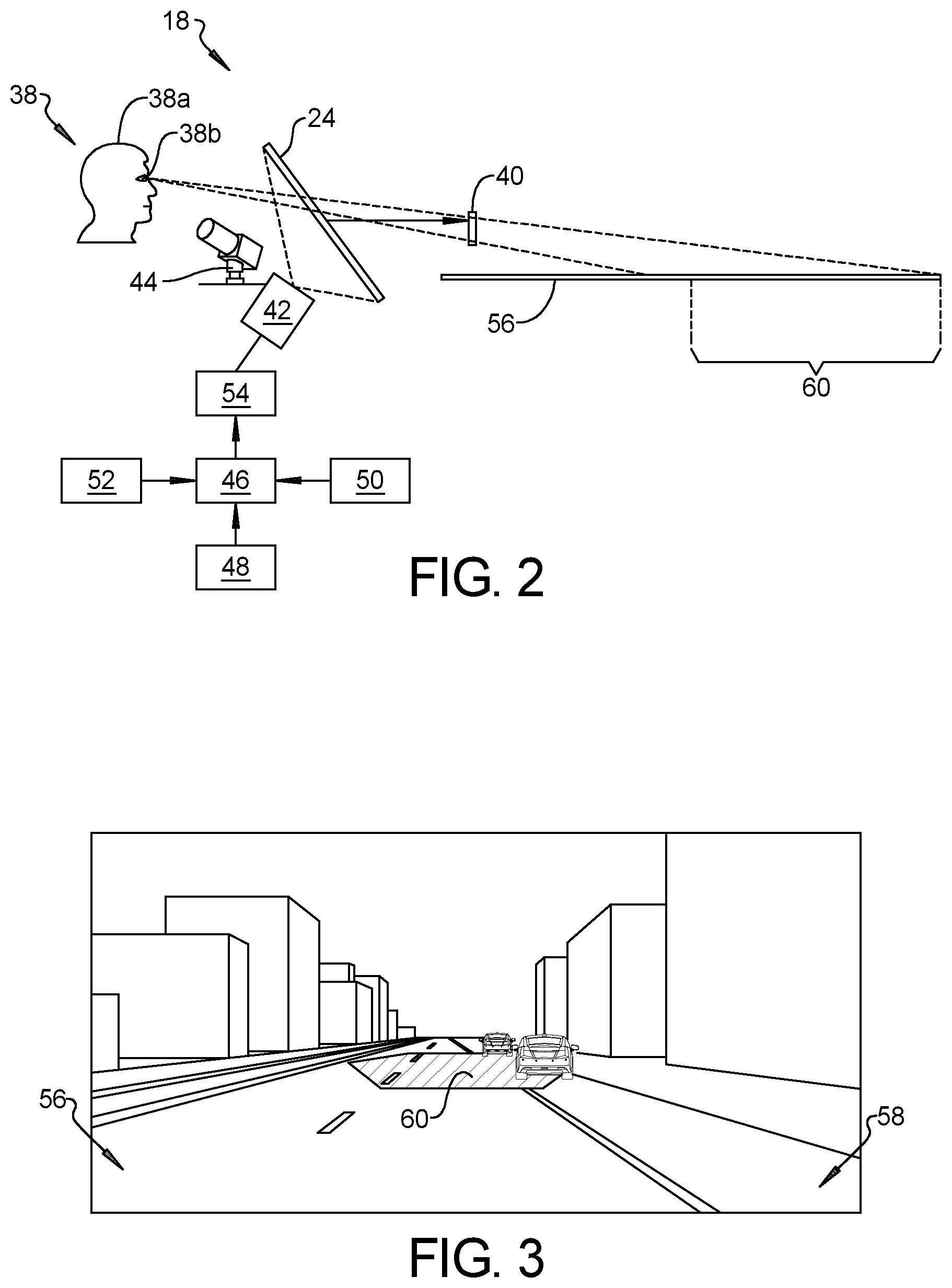 Patent US12092816 Figure 2 – Augmenting roadway markings and traffic signs for occupant awareness