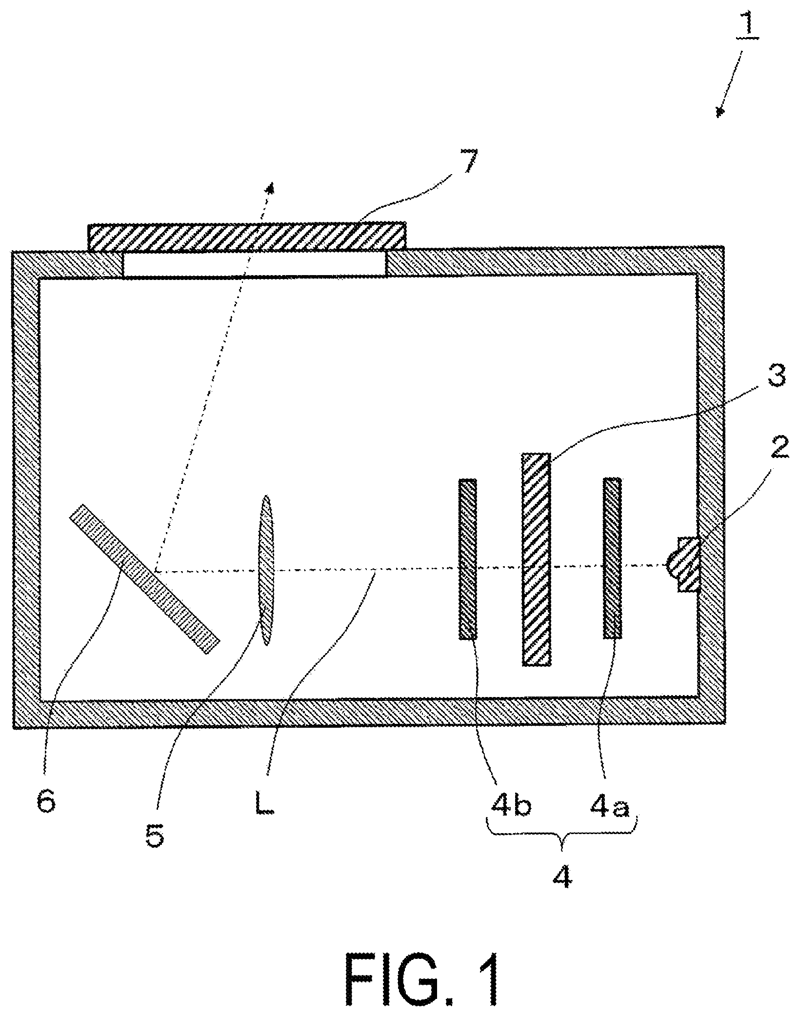 Patent US12092821 — Optical component, image display device using same, and head-up display — Figure 1