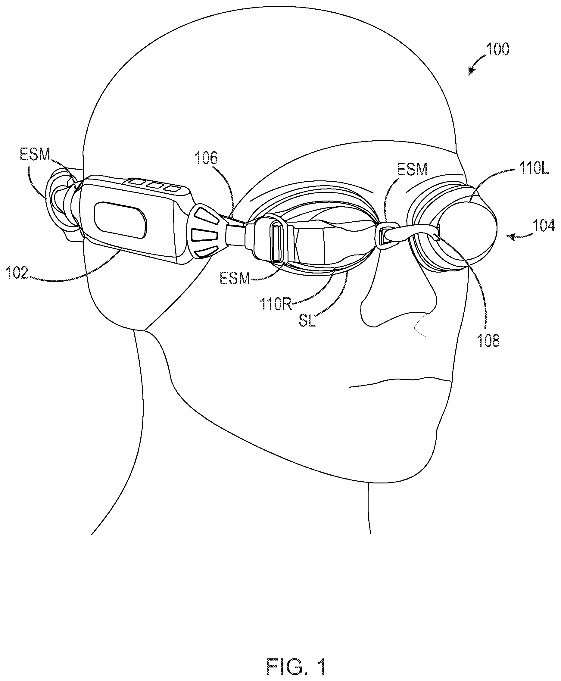 Patent US12092822 — Multi-antenna augmented reality display — Figure 1