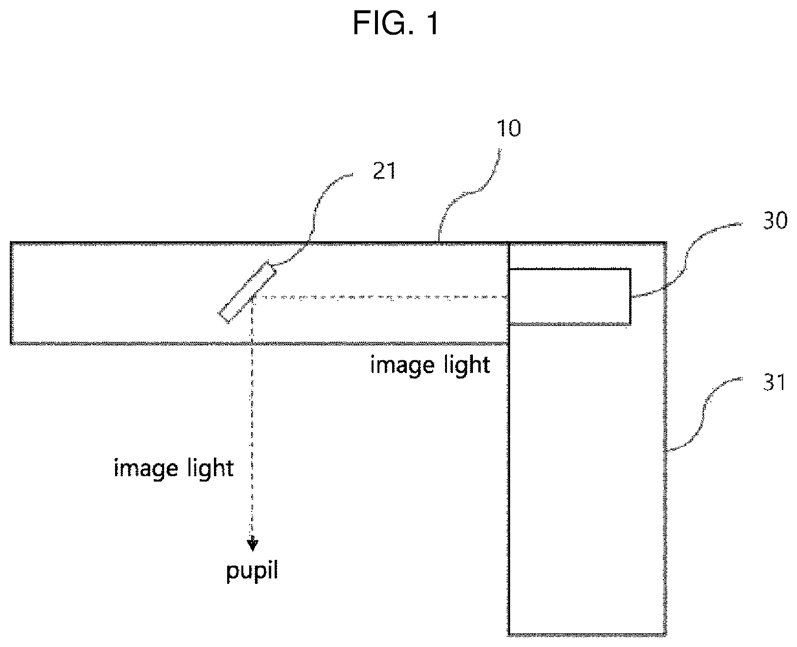 Patent US12092824 — Optical device for augmented reality — Figure 1