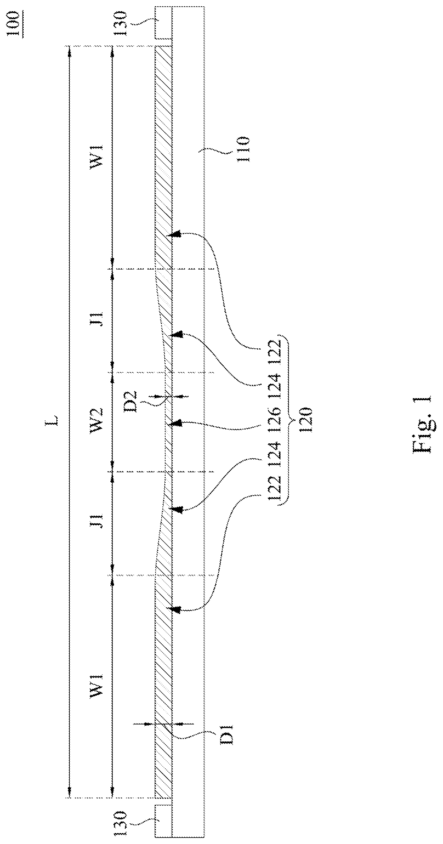 Patent US12092854 — Foldable display device — Figure 1
