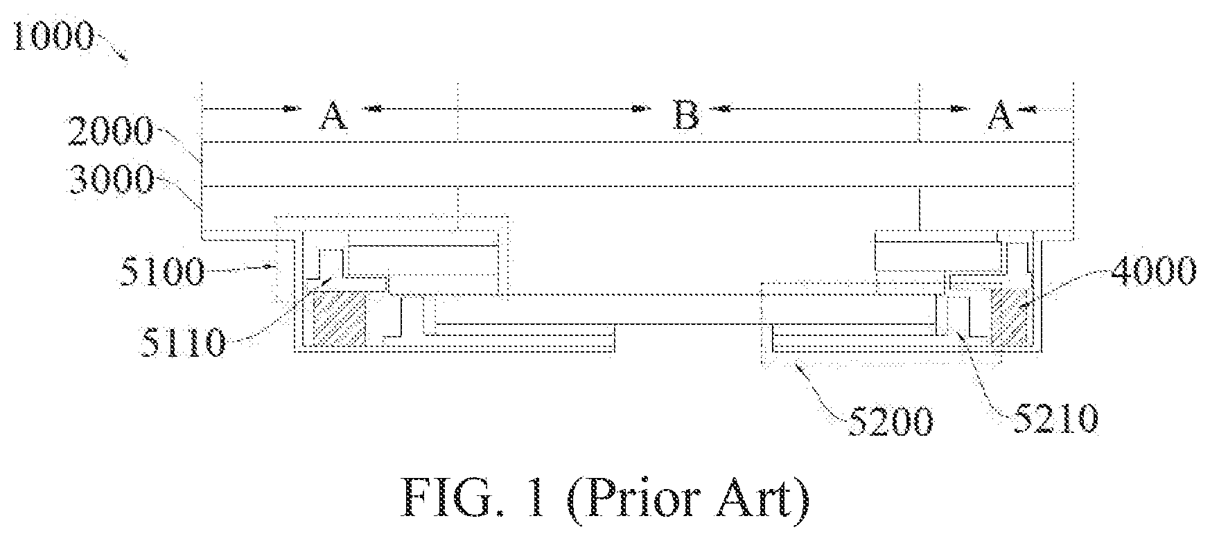 Patent US12092857 — Display module, manufacturing method thereof, and mobile terminal — Figure 1