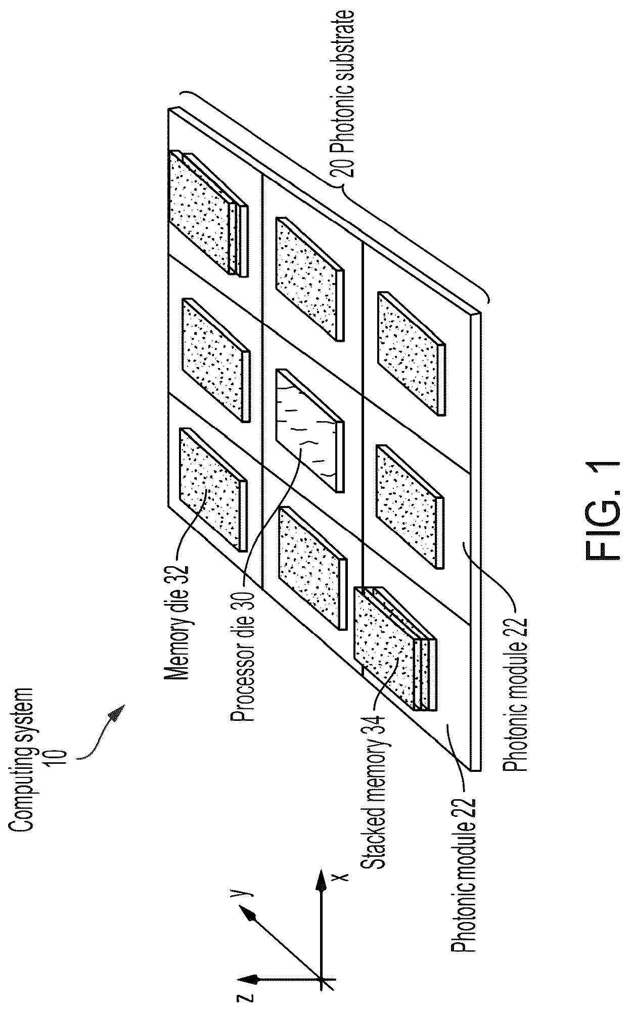 Patent US12092866 — Photonic communication platform — Figure 1