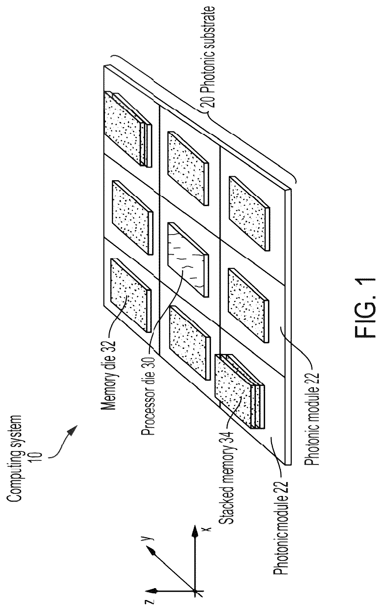 Patent US12092867 — Photonic communication platform — Figure 1