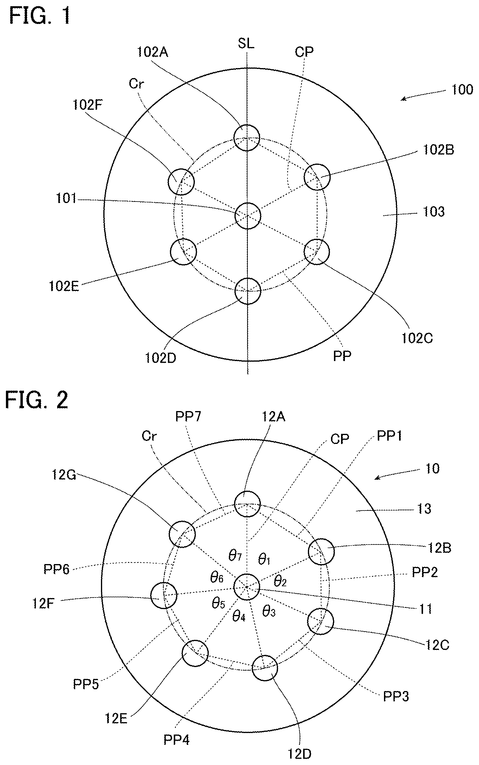 Patent US12092879 — Multicore fiber, optical fiber cable, and optical connector — Figure 1
