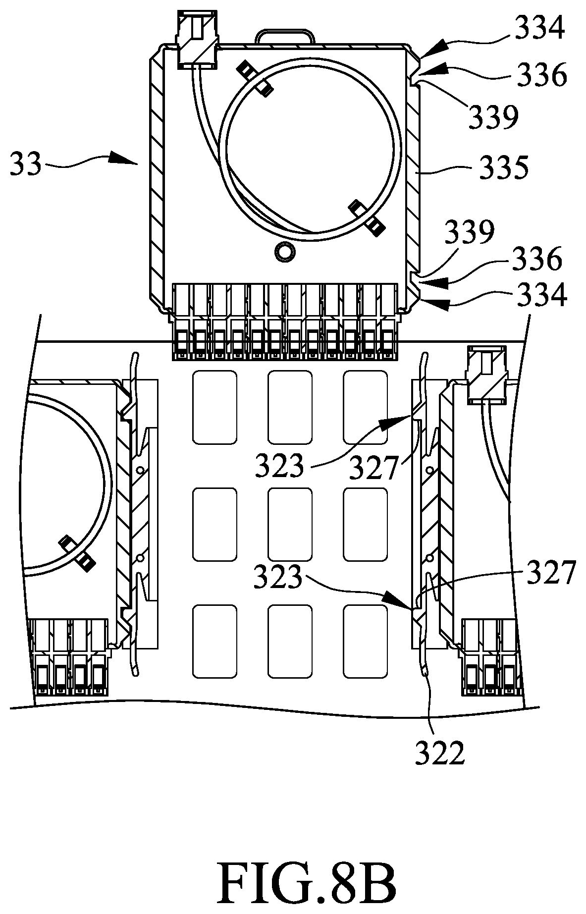 Patent US12092886 Figure 10 – Optical fiber distribution frame