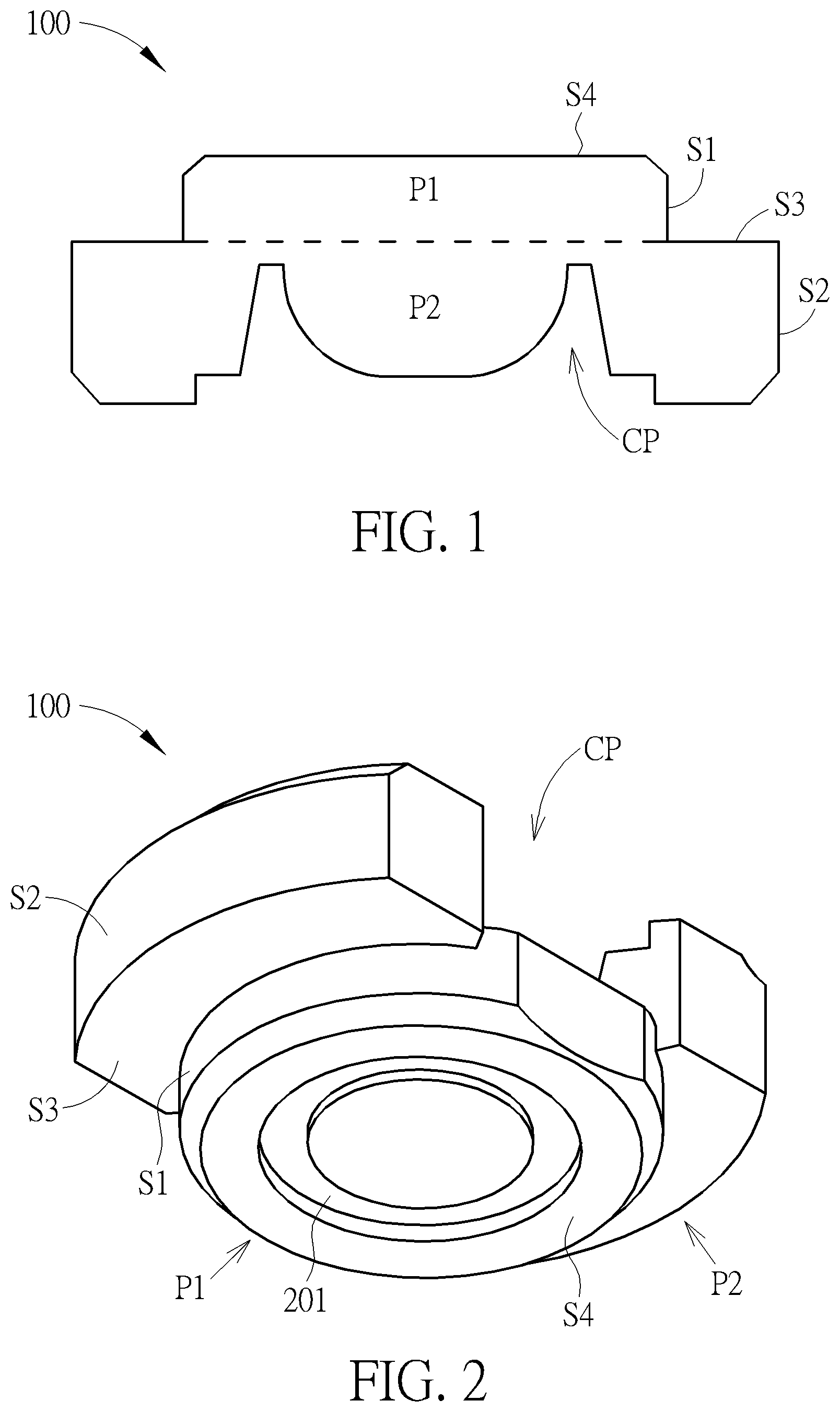 Patent US12092890 Figure 1 – Optical lens and optical data capturing device