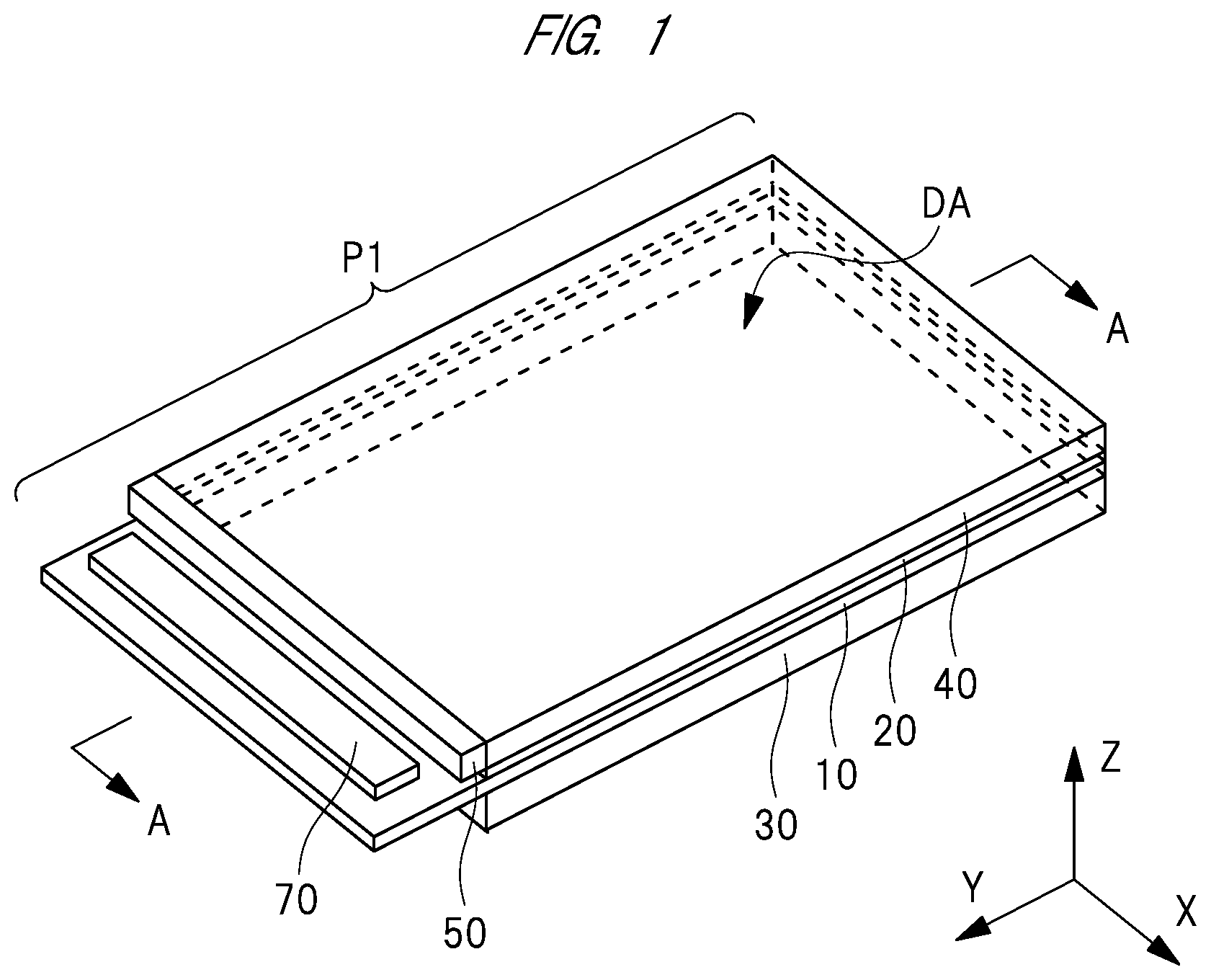 Patent US12092917 — Display apparatus — Figure 1