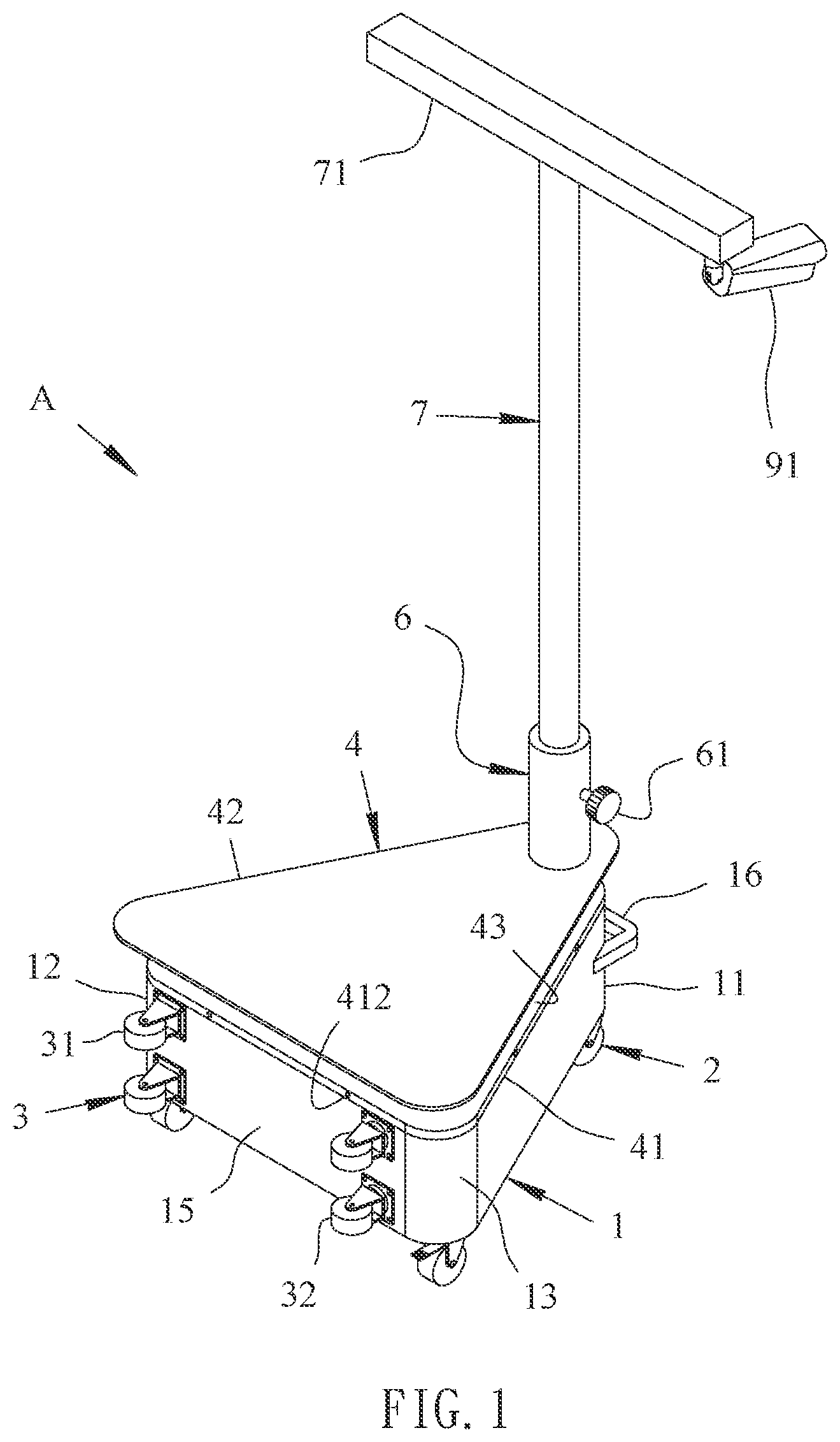Patent US12092946 — Base for mobile surveillance device — Figure 1