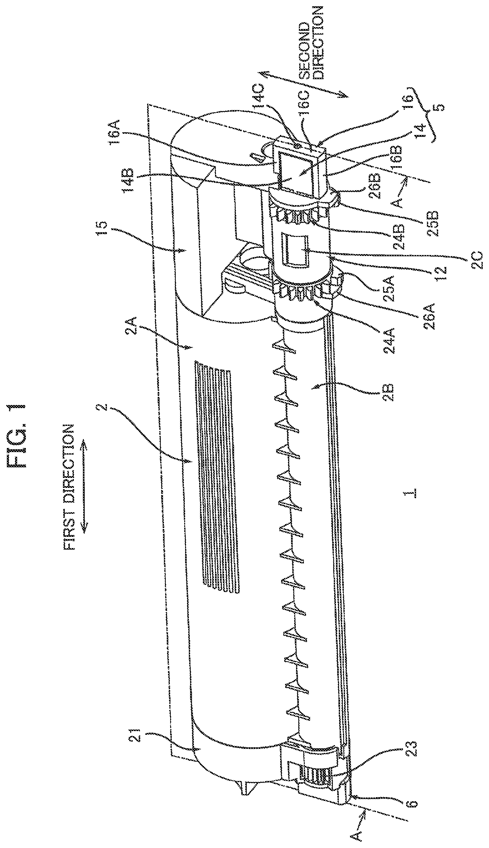 Patent US12092974 — Toner cartridge attachable to image forming apparatus — Figure 1