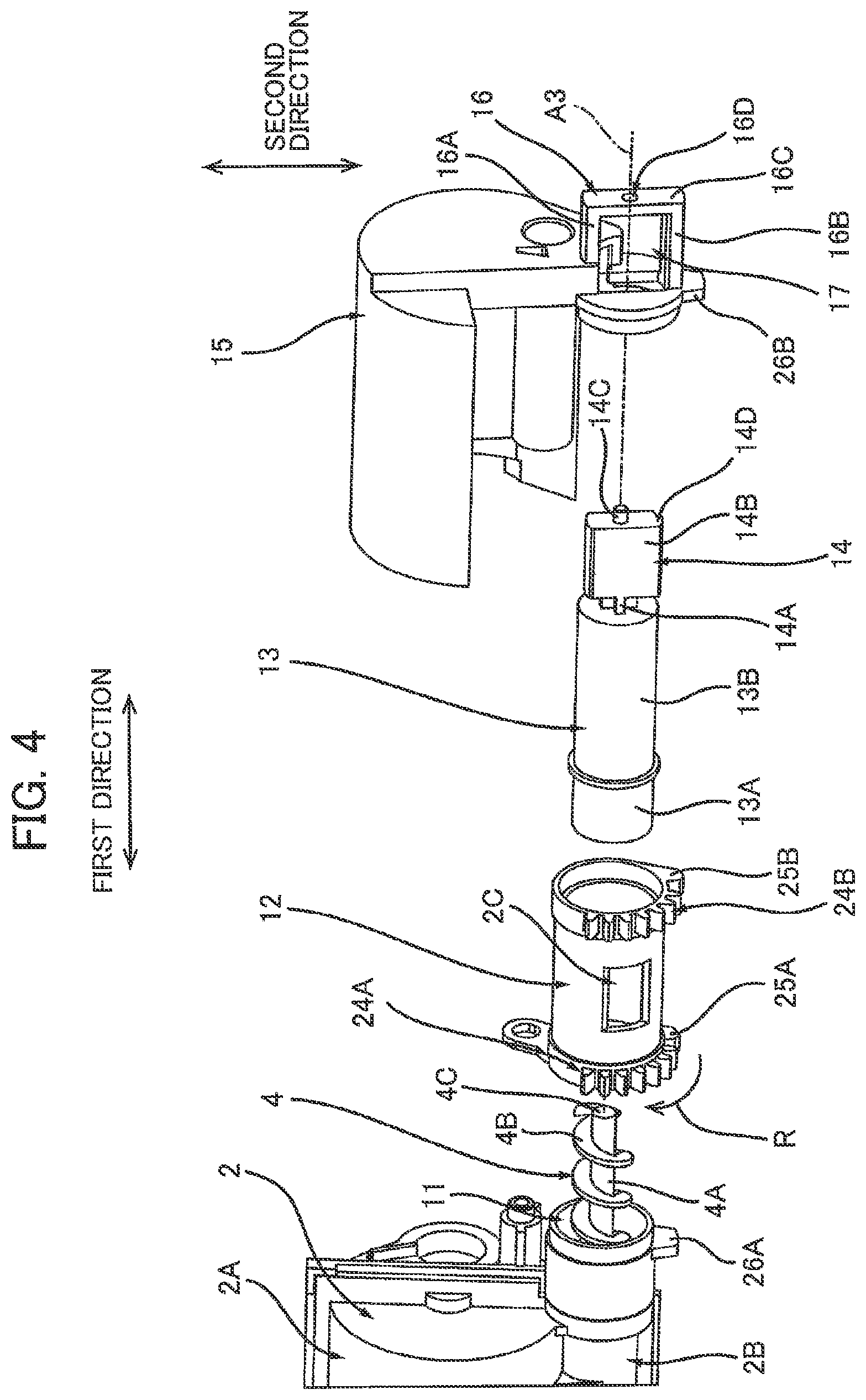 Patent US12092974 Figure 4 – Toner cartridge attachable to image forming apparatus