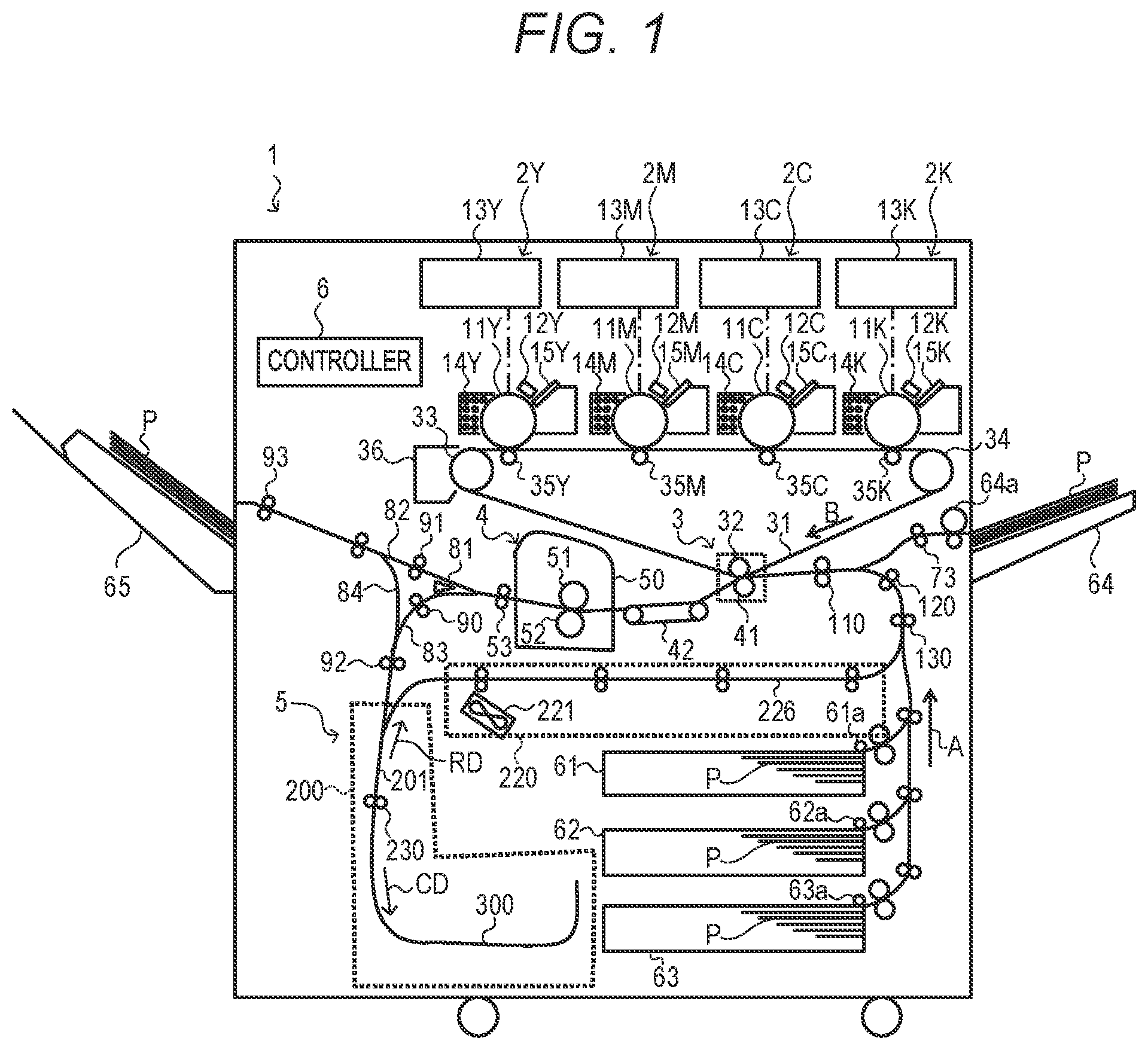 Patent US12092979 — Sheet conveying apparatus and image forming apparatus — Figure 1
