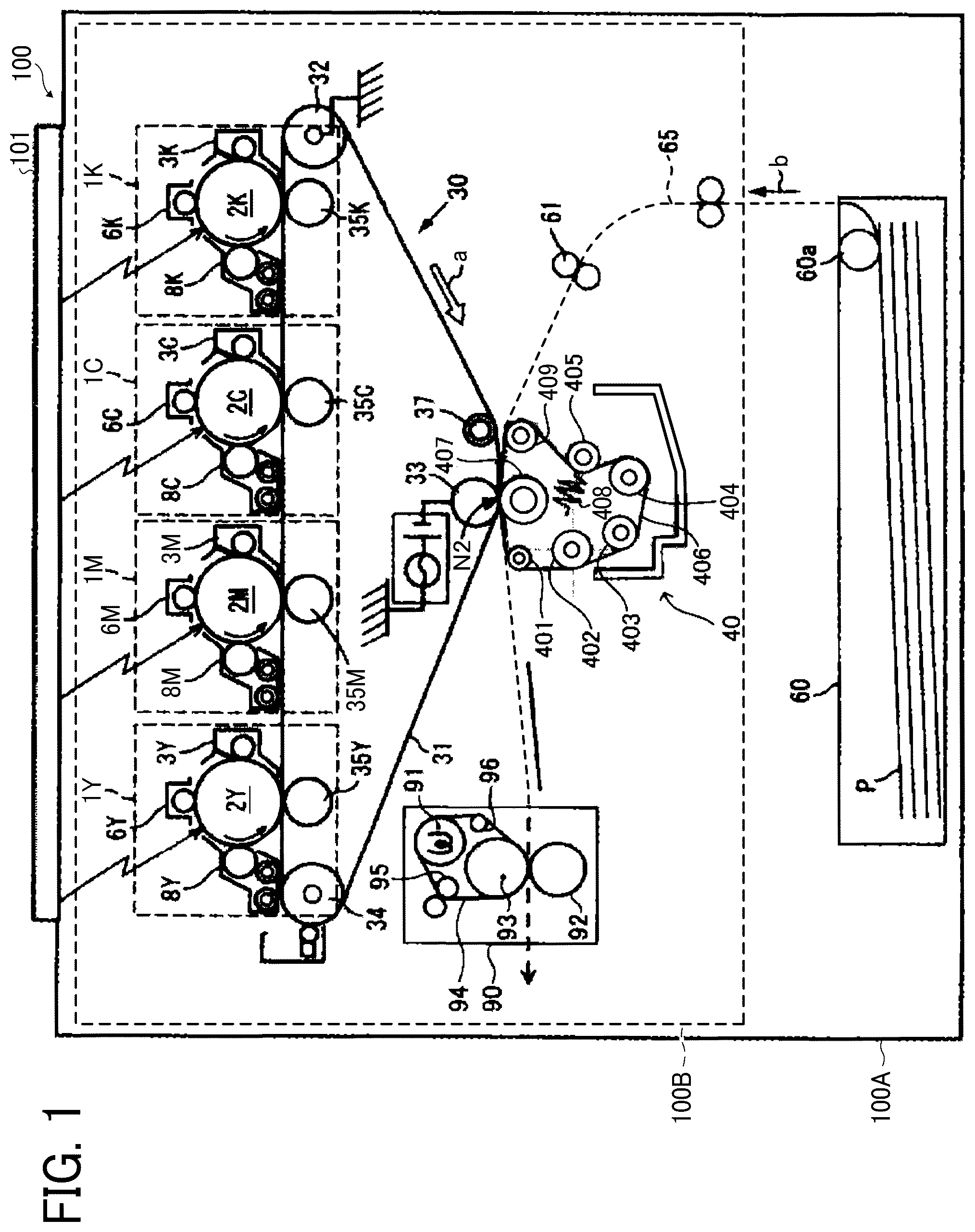 Patent US12092989 — Unit accommodation apparatus and image forming apparatus — Figure 1