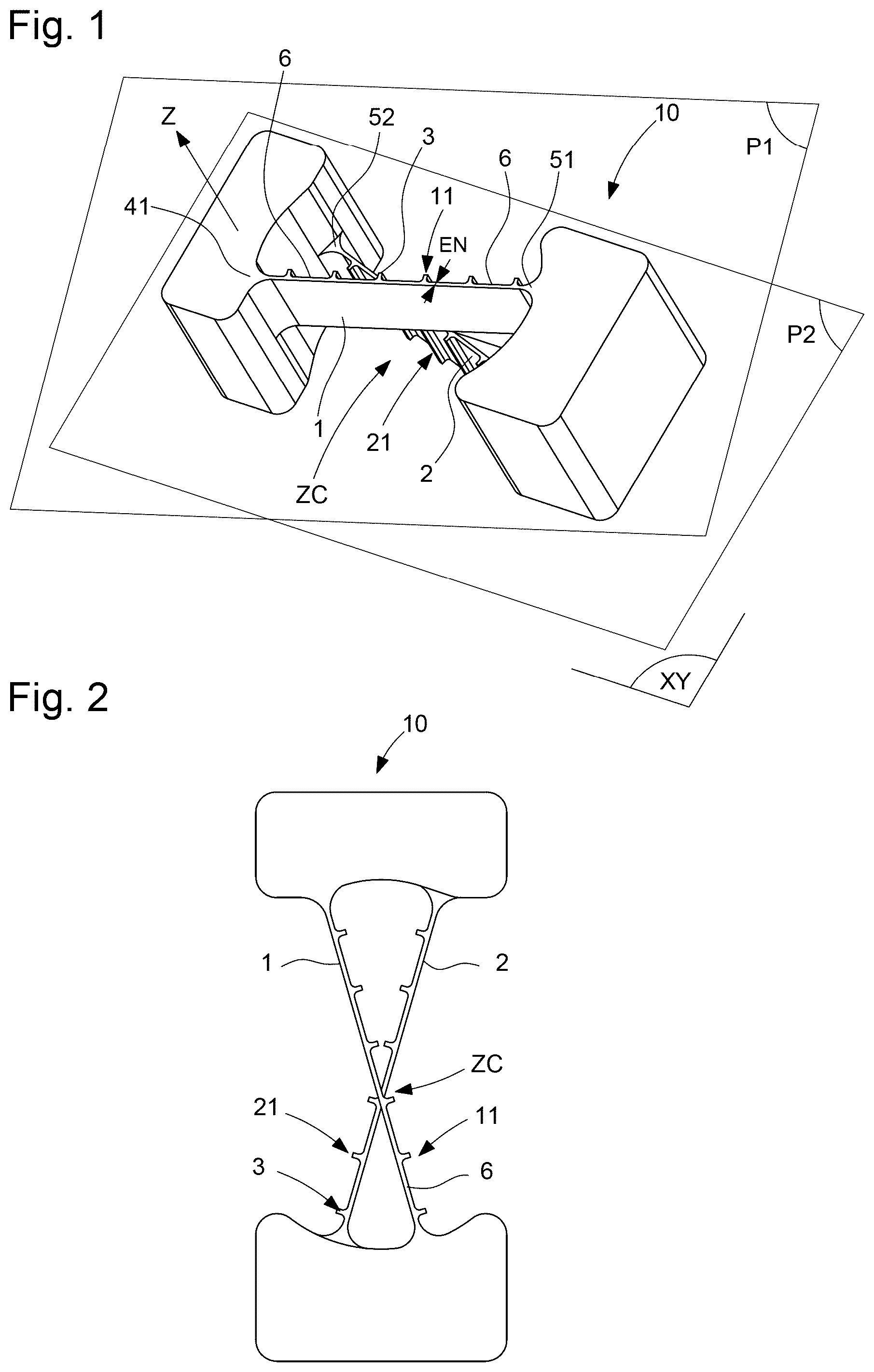 Patent US12092995 — Timepiece resonator including at least one flexible guide — Figure 1