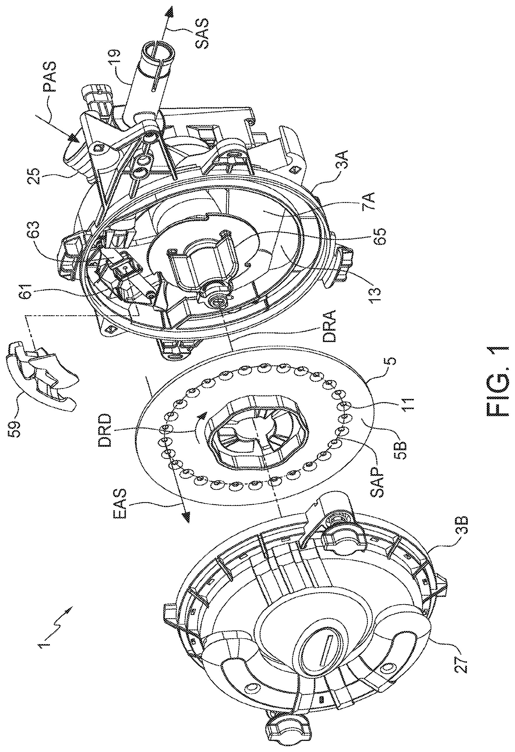 Patent US12096715 — Singulating meter — Figure 1