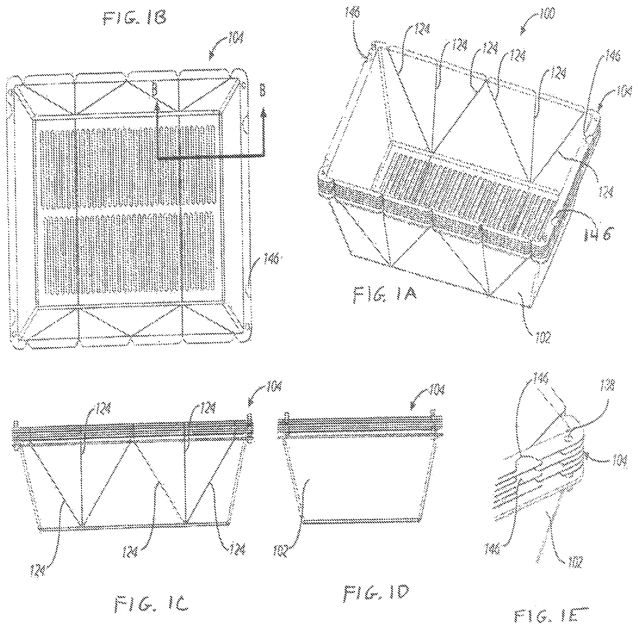 Patent US12096744 — Disposable kitty litter box — Figure 1