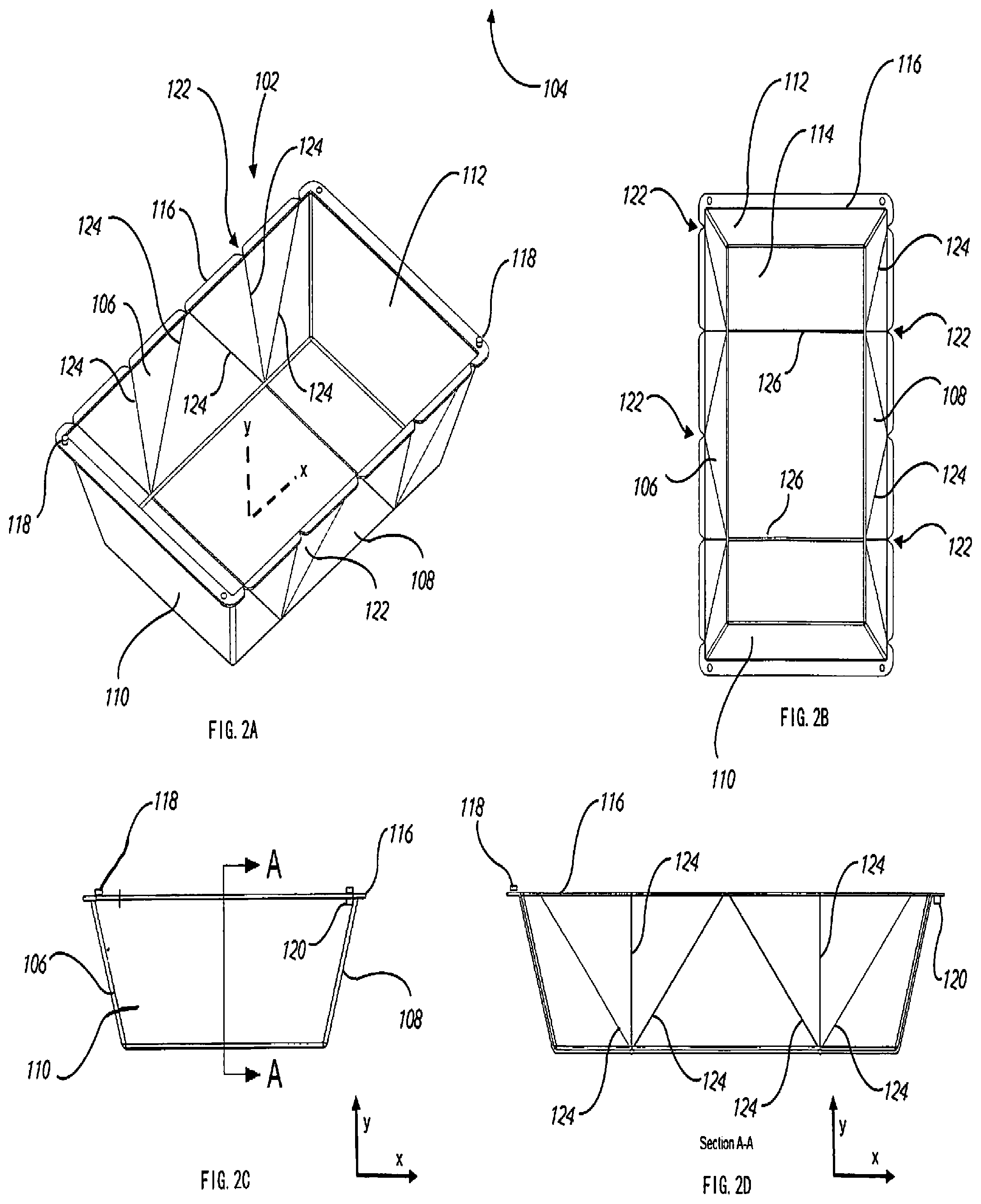 Patent US12096744 Figure 3 – Disposable kitty litter box